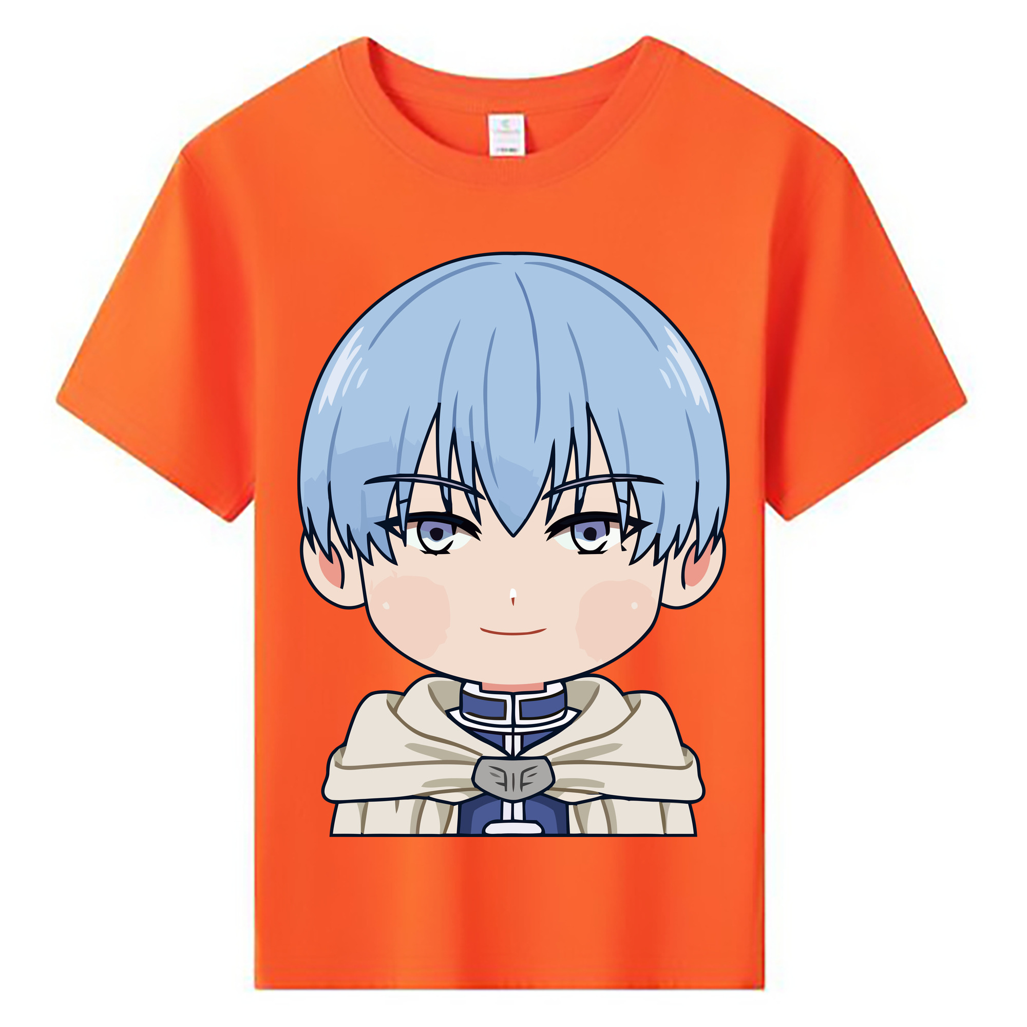 （画像用） 葬送のフリーレン Frieren 綿100％キッズTシャツ（フロントプリント）