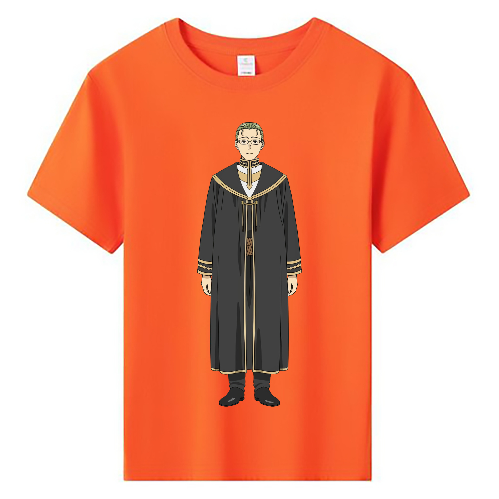 （画像用） 葬送のフリーレン Frieren 綿100％キッズTシャツ（フロントプリント）