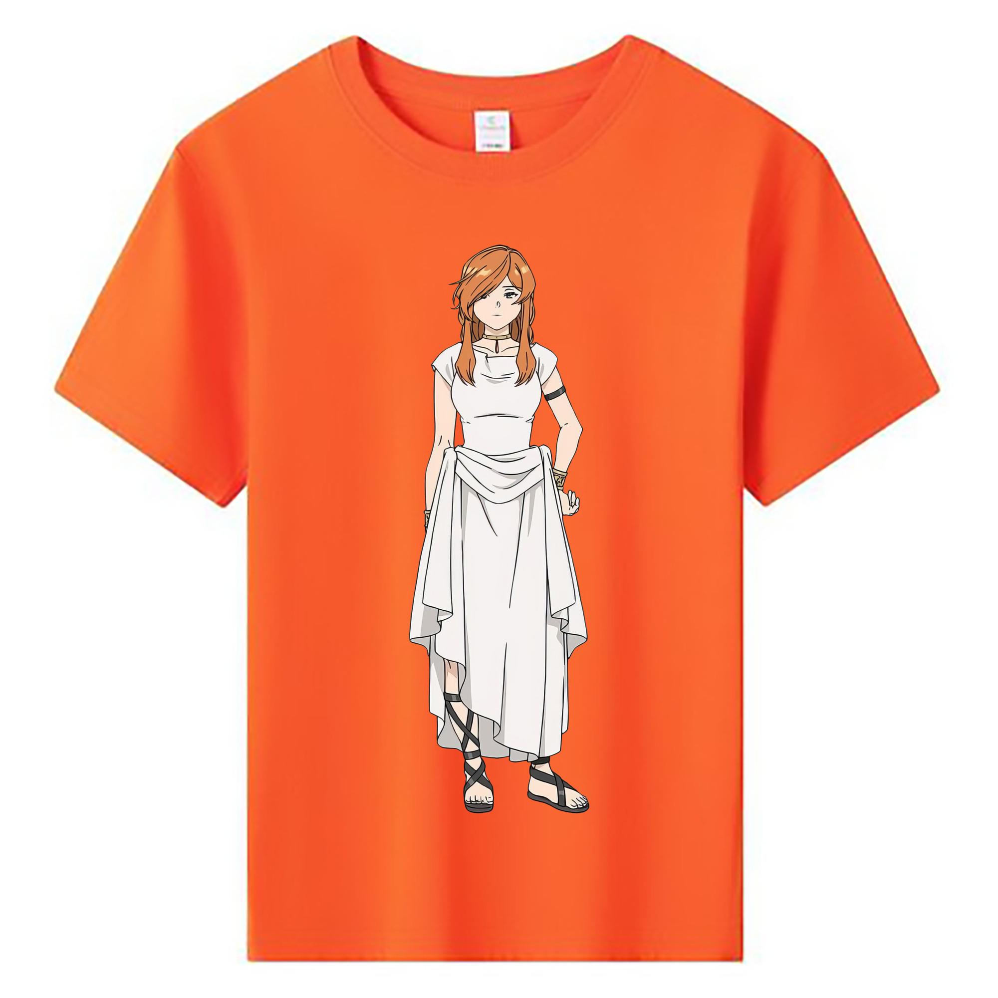 （画像用） 葬送のフリーレン Frieren 綿100％キッズTシャツ（フロントプリント）