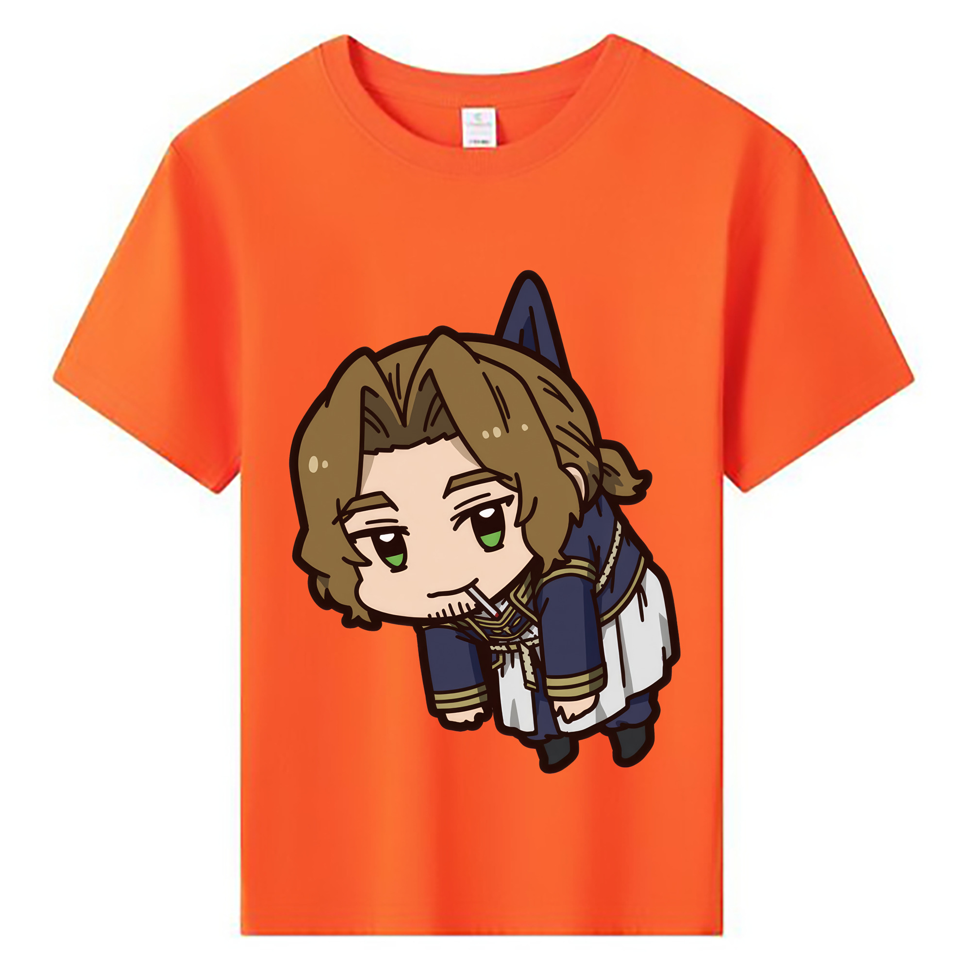 （画像用） 葬送のフリーレン Frieren 綿100％キッズTシャツ（フロントプリント）