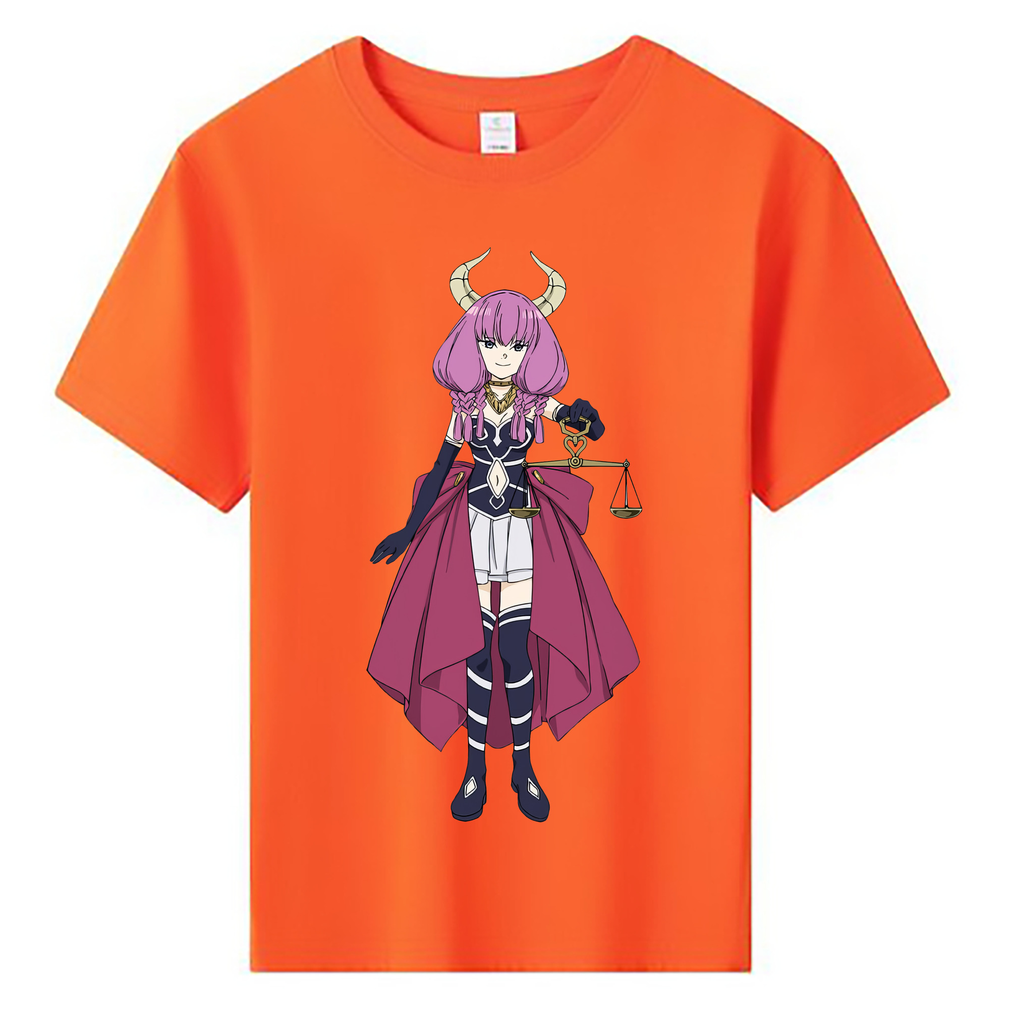 （画像用） 葬送のフリーレン Frieren 綿100％キッズTシャツ（フロントプリント）