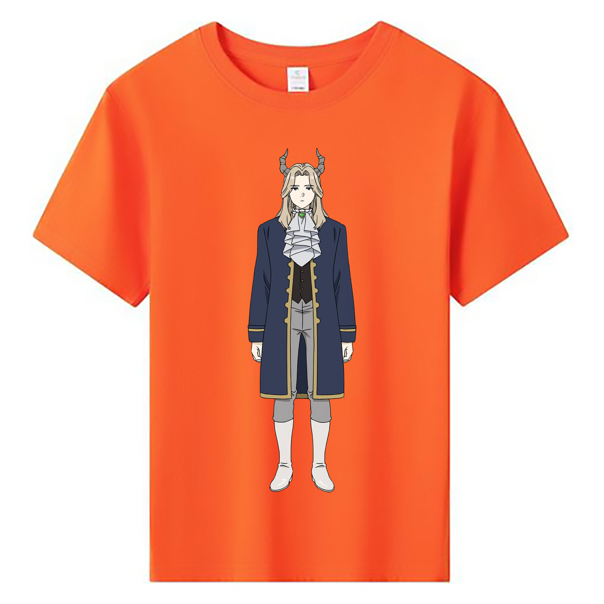 （画像用） 葬送のフリーレン Frieren 綿100％キッズTシャツ（フロントプリント）