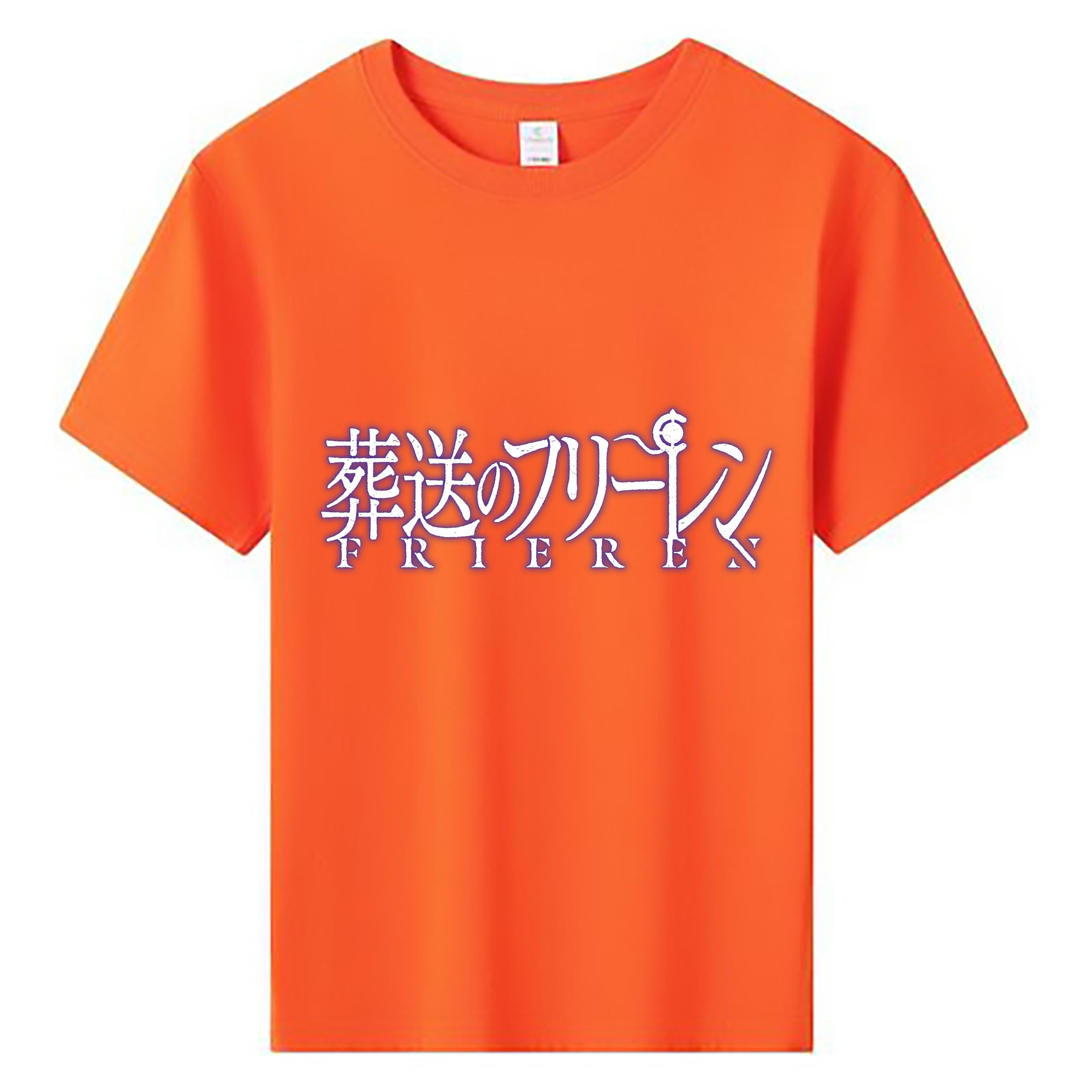 （画像用） 葬送のフリーレン Frieren 綿100％キッズTシャツ（フロントプリント）