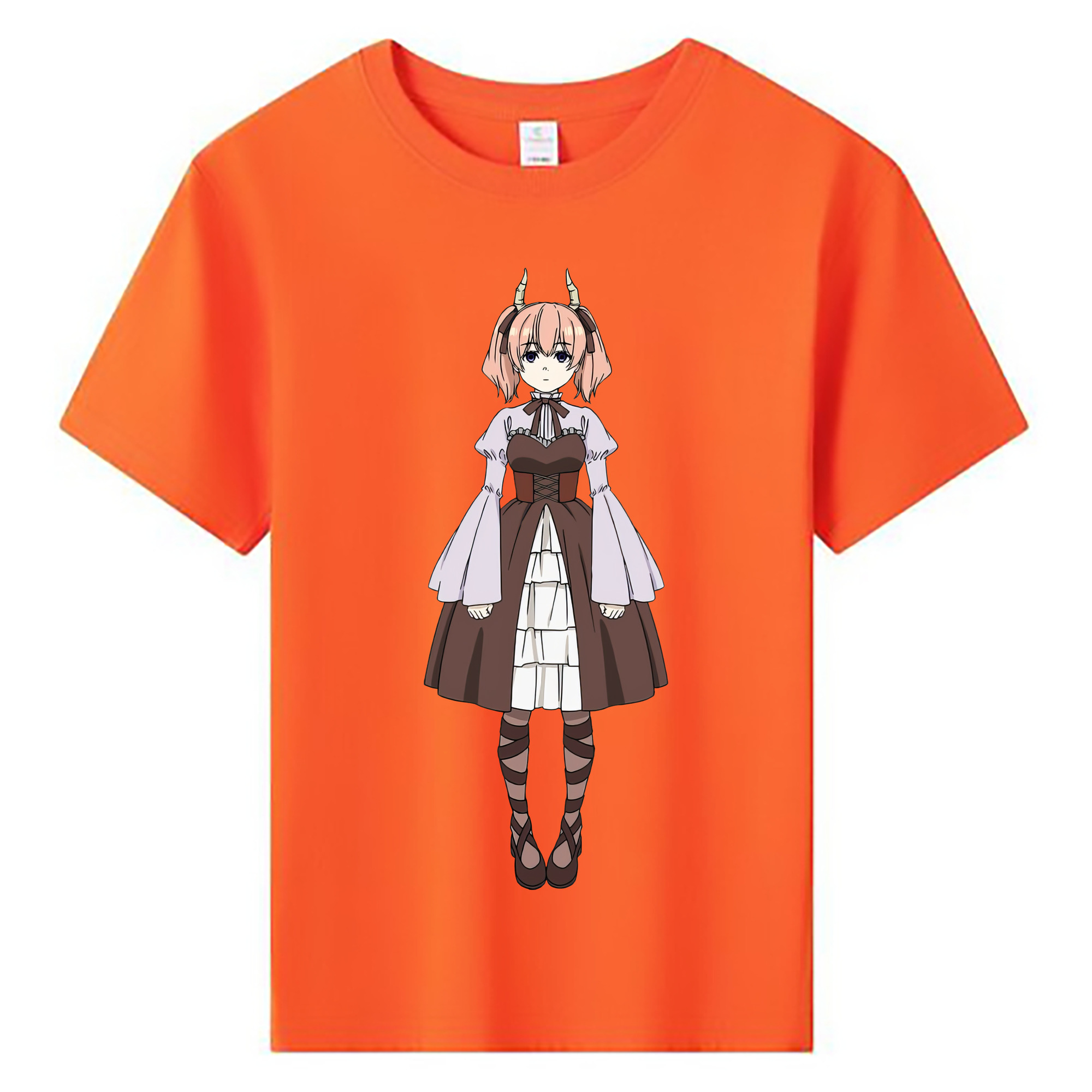 （画像用） 葬送のフリーレン Frieren 綿100％キッズTシャツ（フロントプリント）