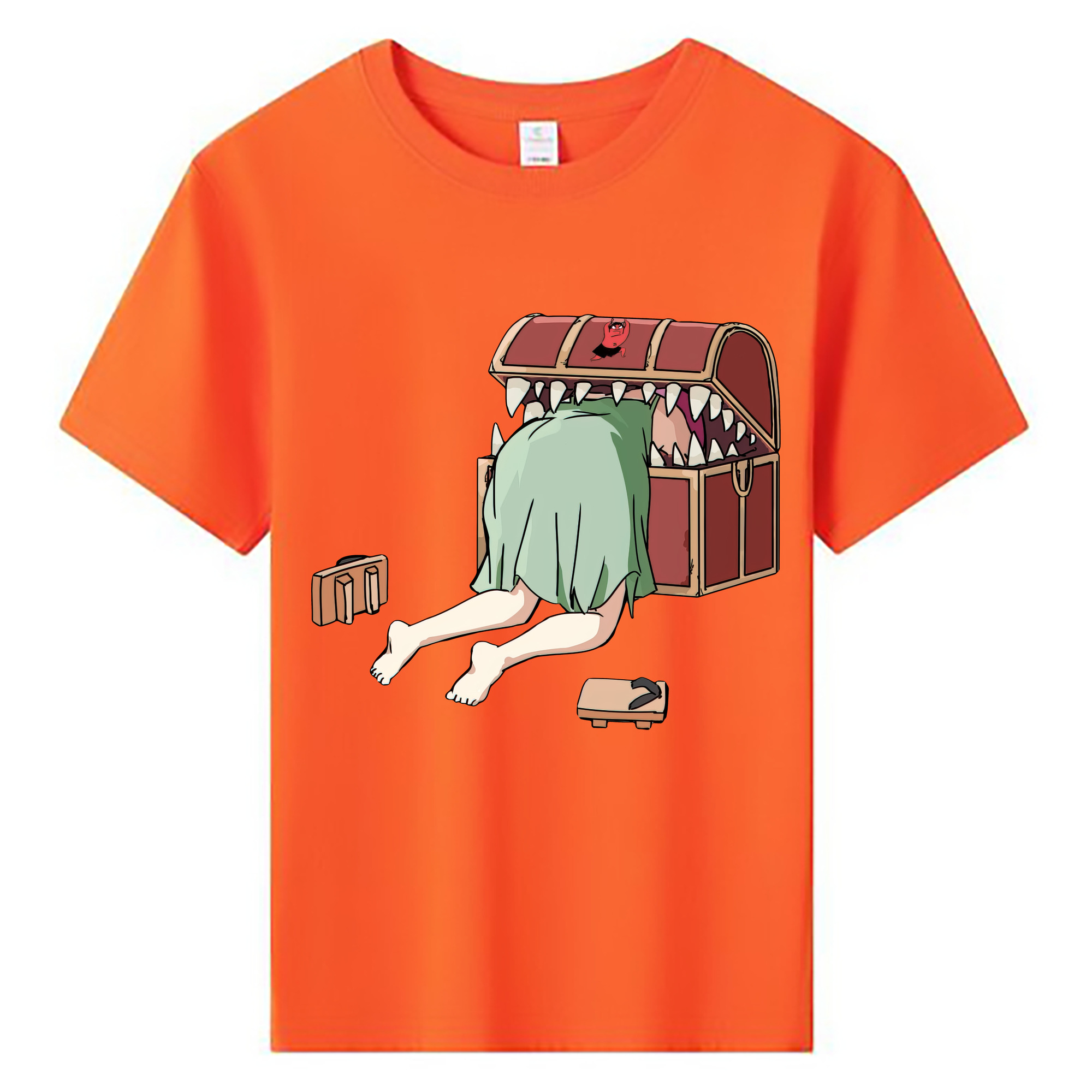 （画像用） 葬送のフリーレン Frieren 綿100％キッズTシャツ（フロントプリント）