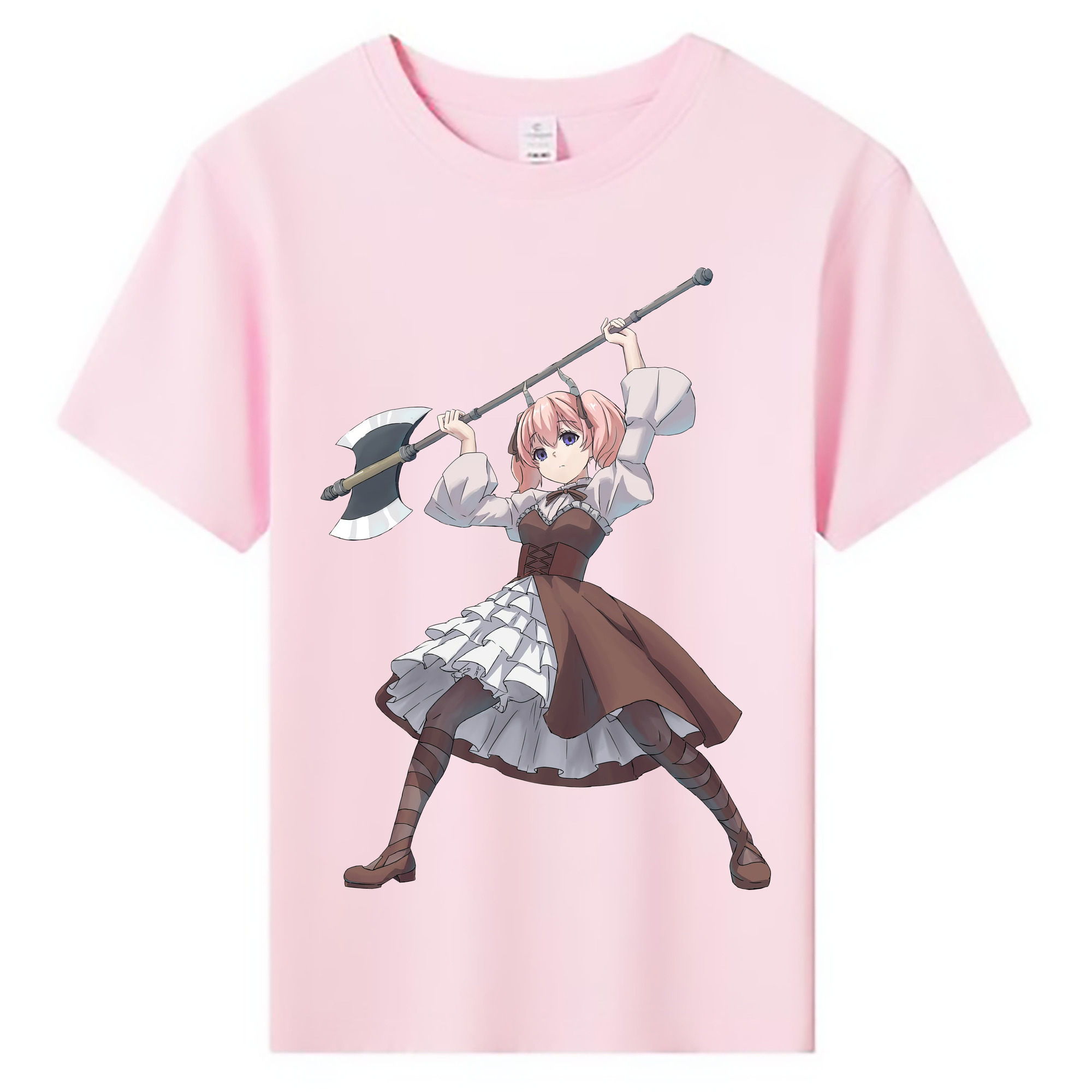（画像用） 葬送のフリーレン Frieren 綿100％キッズTシャツ（フロントプリント）