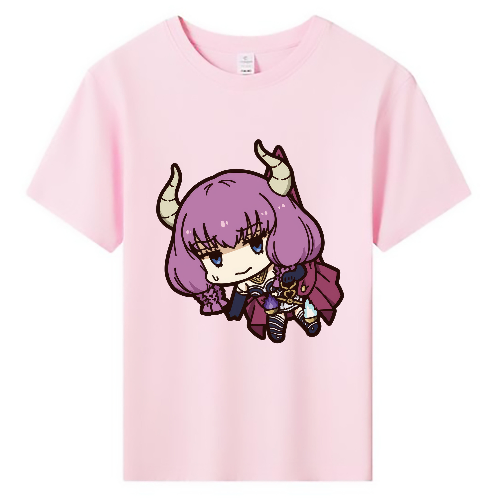 （画像用） 葬送のフリーレン Frieren 綿100％キッズTシャツ（フロントプリント）