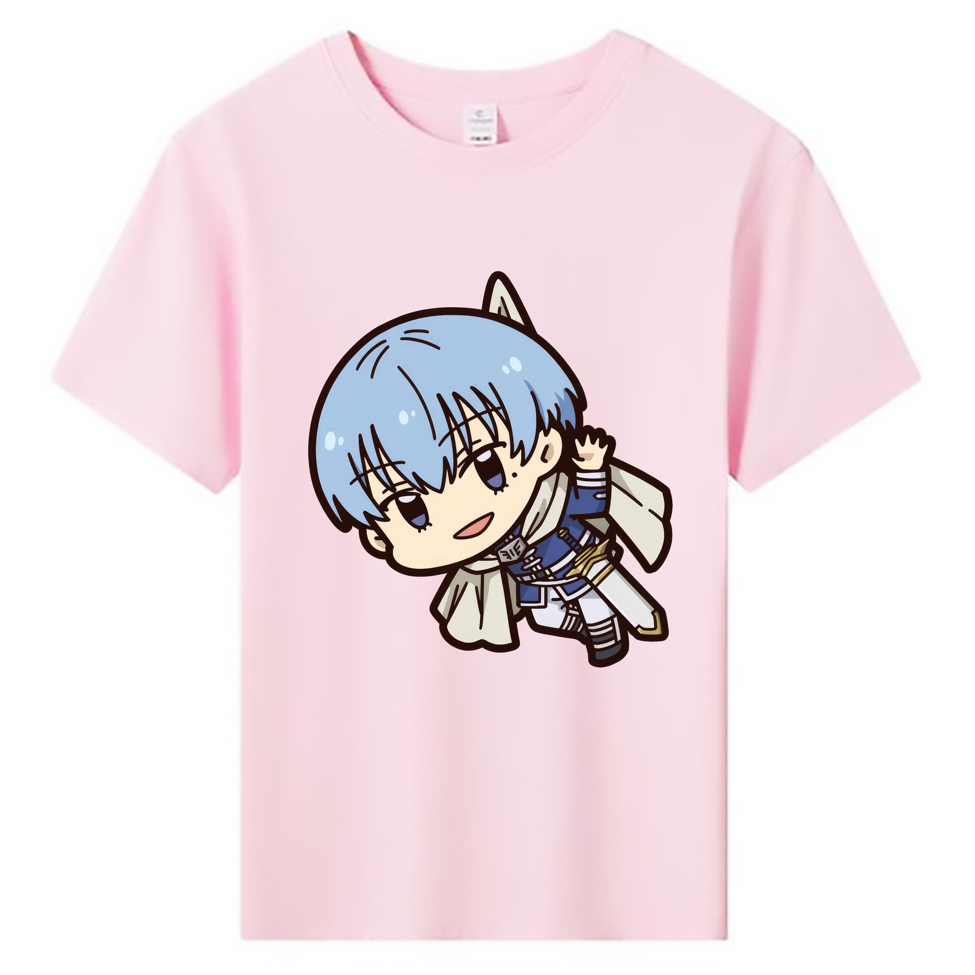 （画像用） 葬送のフリーレン Frieren 綿100％キッズTシャツ（フロントプリント）