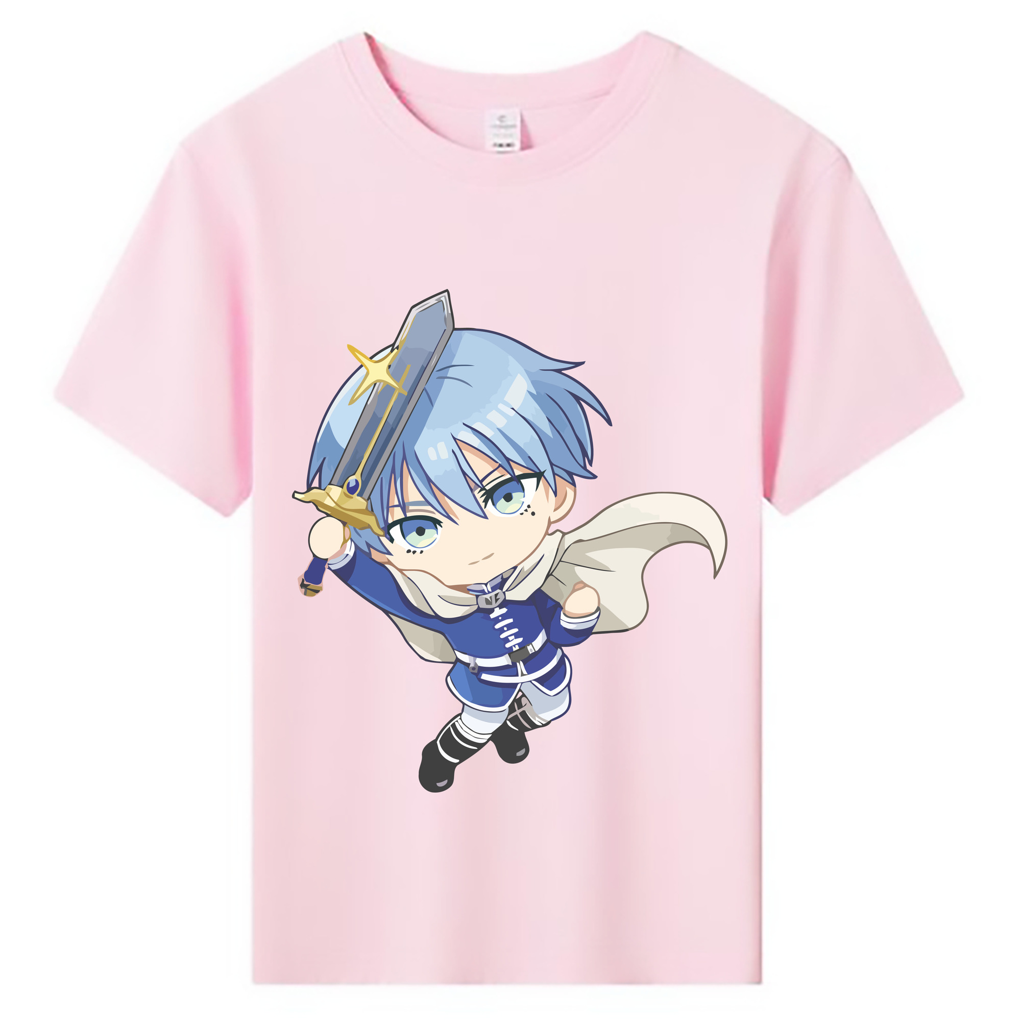 （画像用） 葬送のフリーレン Frieren 綿100％キッズTシャツ（フロントプリント）
