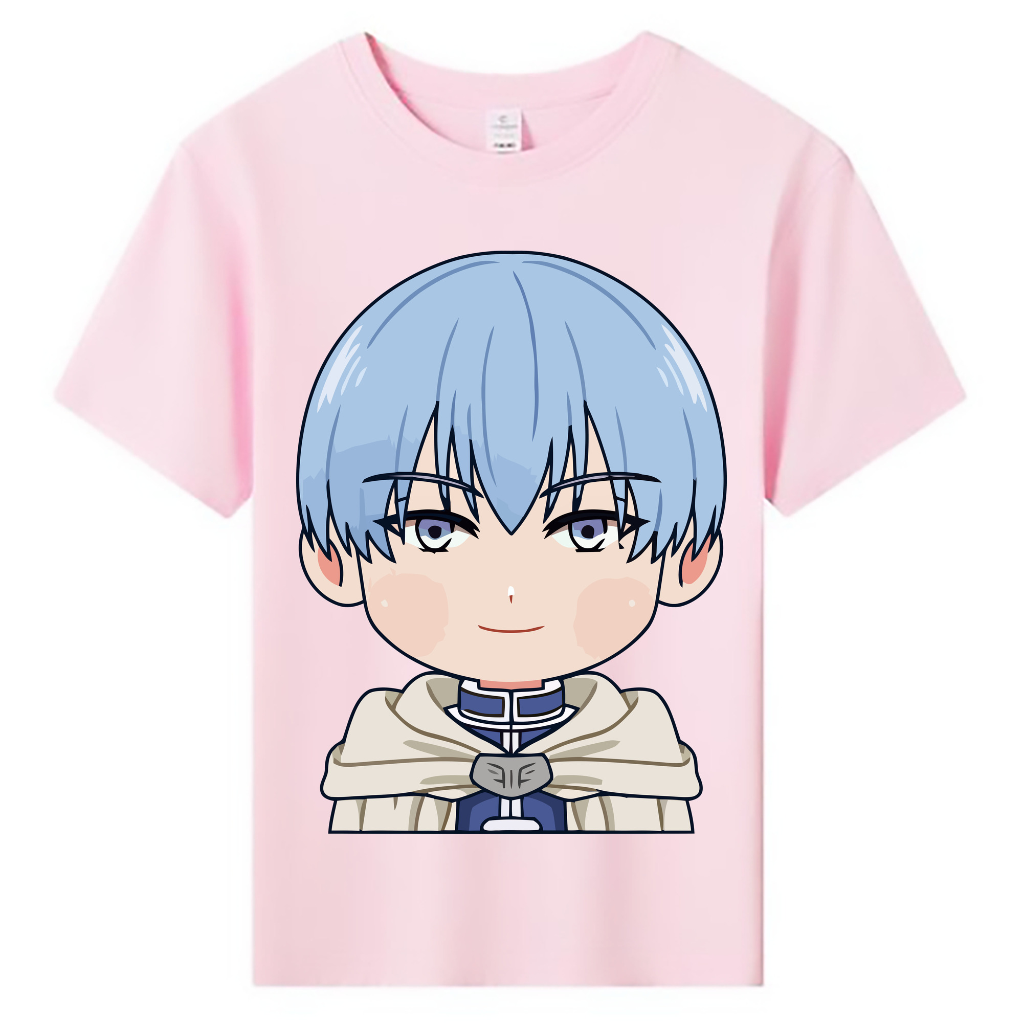 （画像用） 葬送のフリーレン Frieren 綿100％キッズTシャツ（フロントプリント）