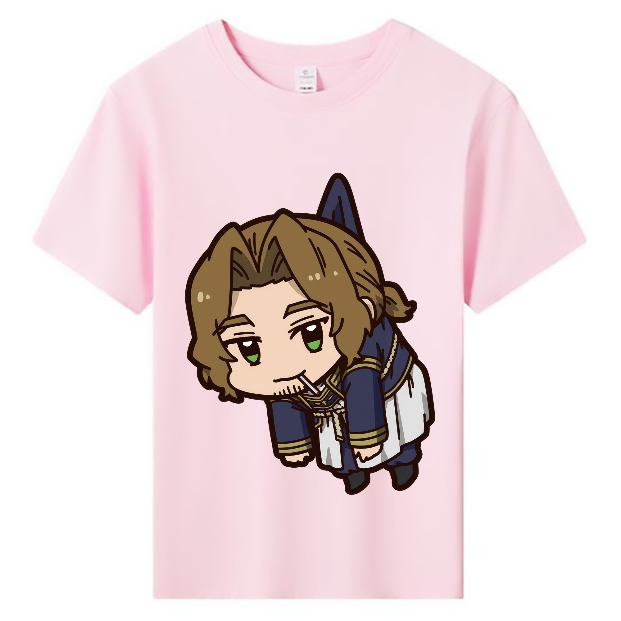 （画像用） 葬送のフリーレン Frieren 綿100％キッズTシャツ（フロントプリント）