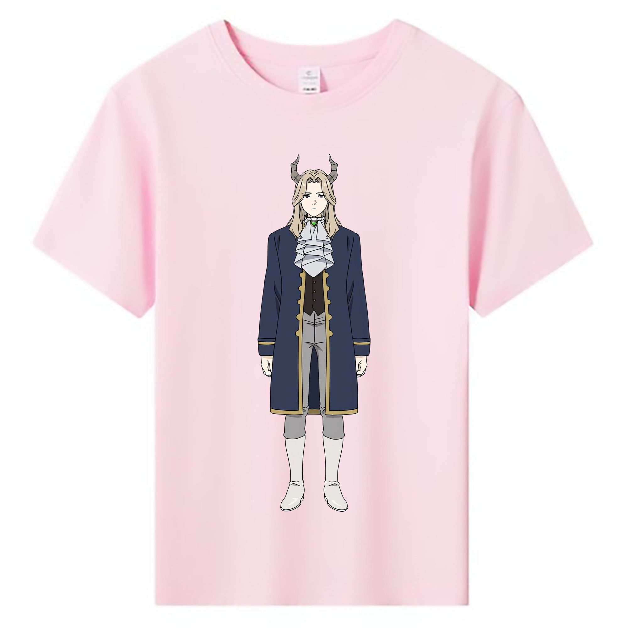 （画像用） 葬送のフリーレン Frieren 綿100％キッズTシャツ（フロントプリント）