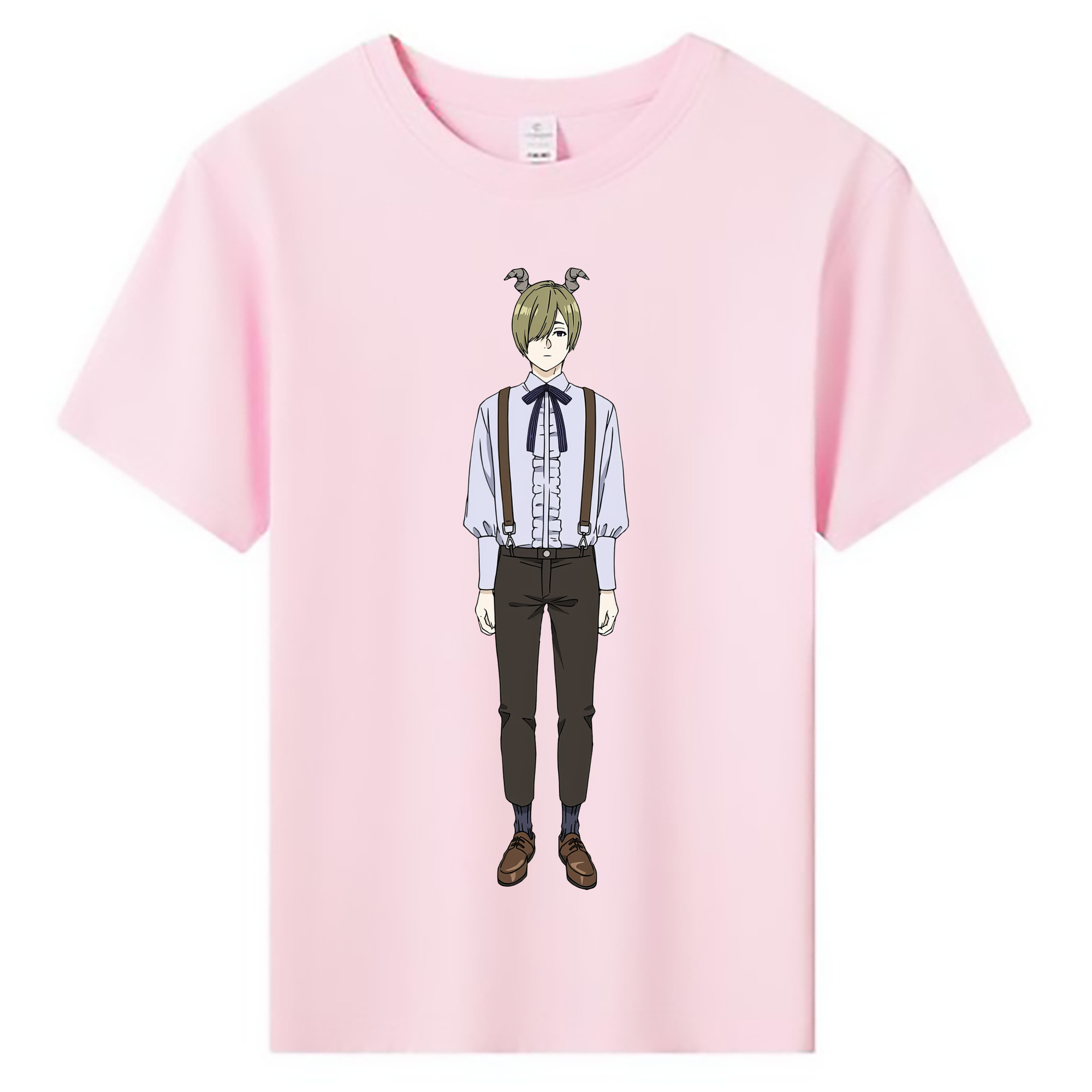 （画像用） 葬送のフリーレン Frieren 綿100％キッズTシャツ（フロントプリント）