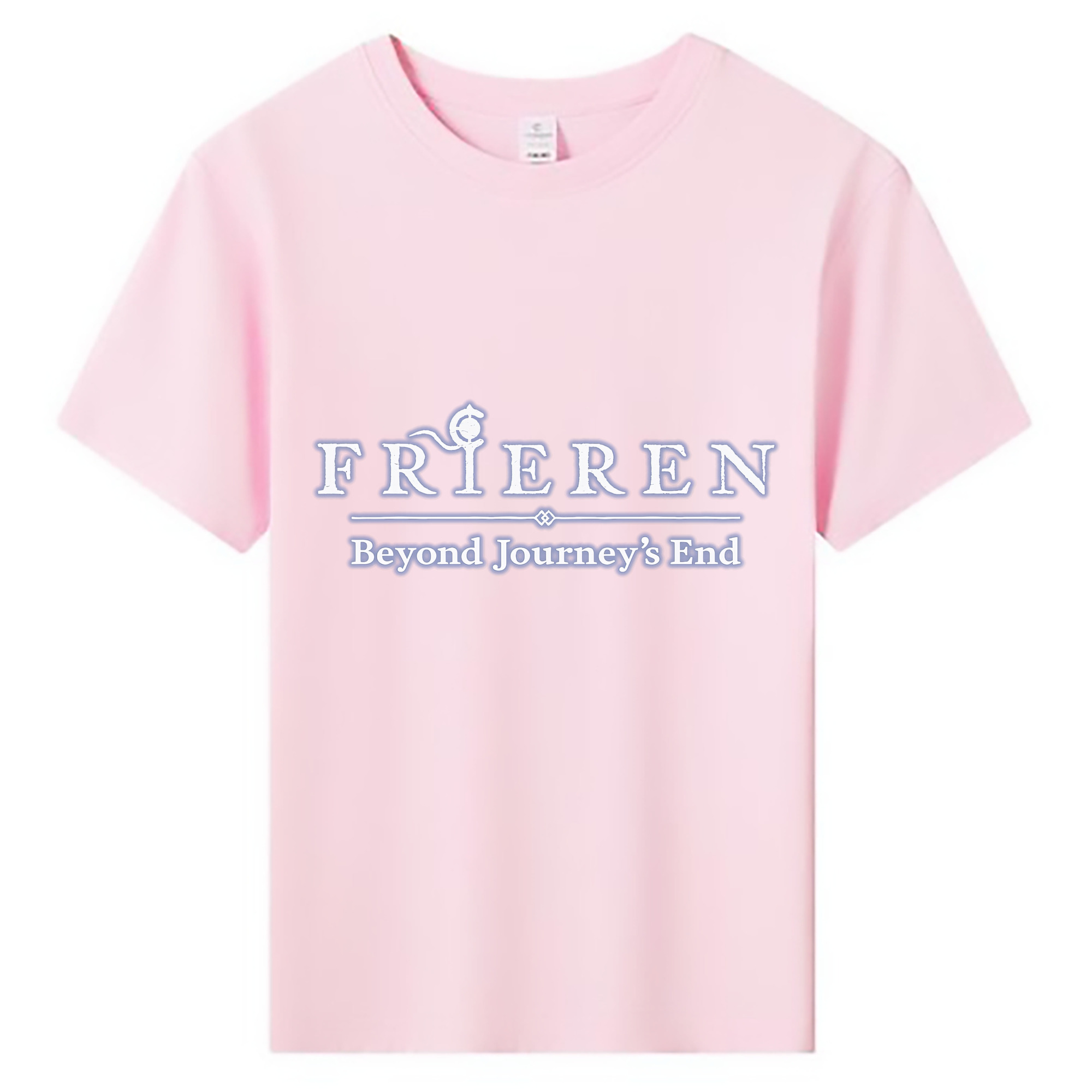 （画像用） 葬送のフリーレン Frieren 綿100％キッズTシャツ（フロントプリント）