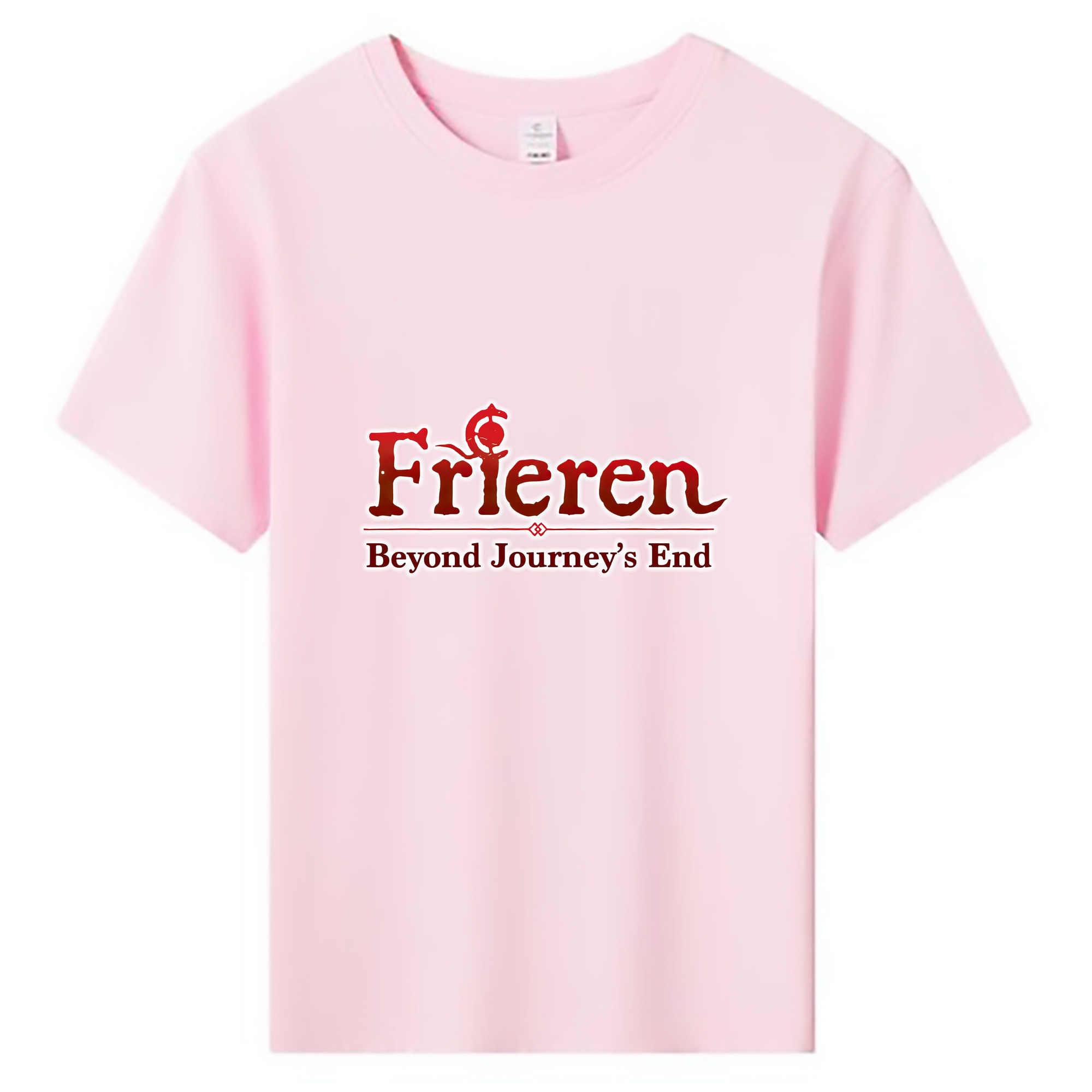 （画像用） 葬送のフリーレン Frieren 綿100％キッズTシャツ（フロントプリント）
