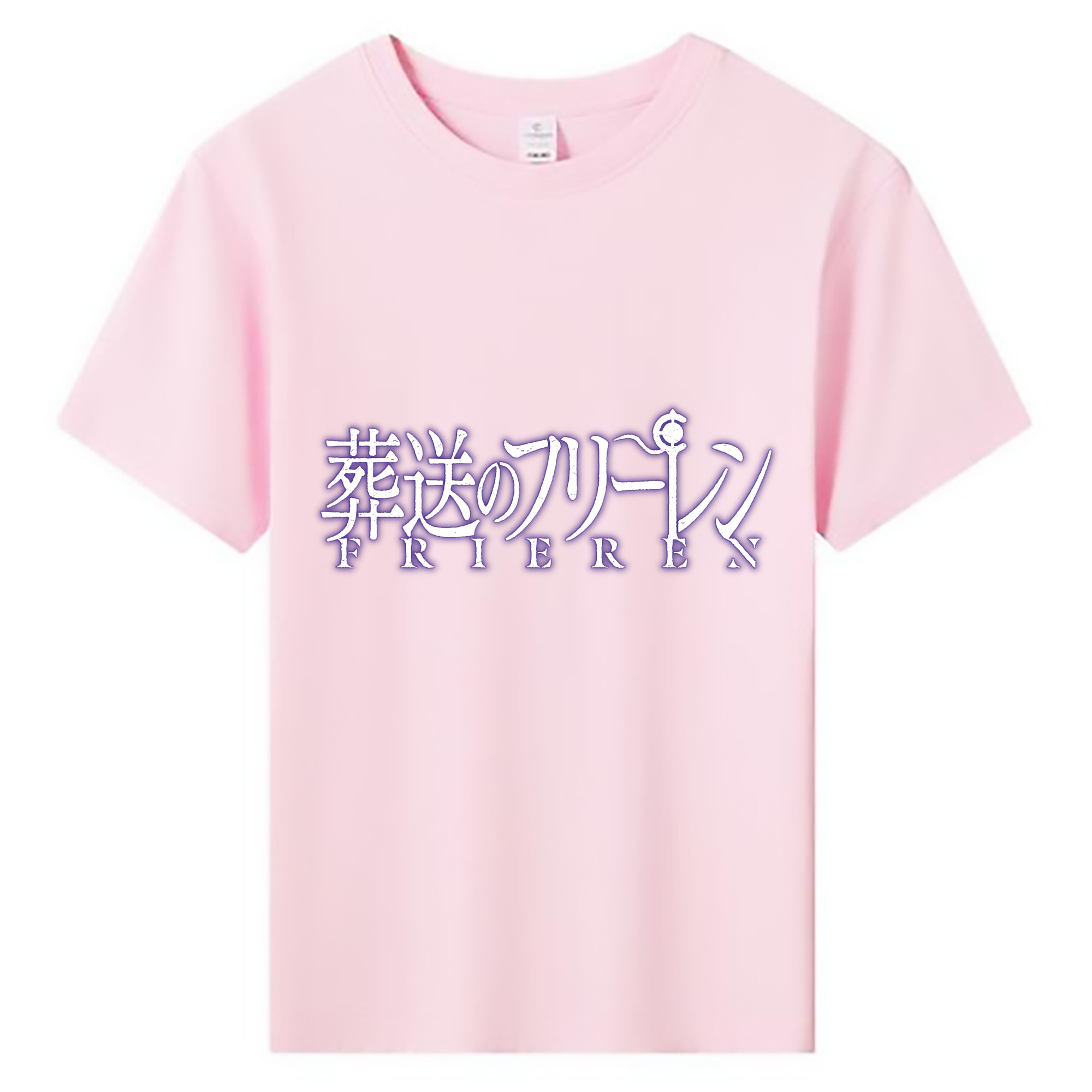 （画像用） 葬送のフリーレン Frieren 綿100％キッズTシャツ（フロントプリント）