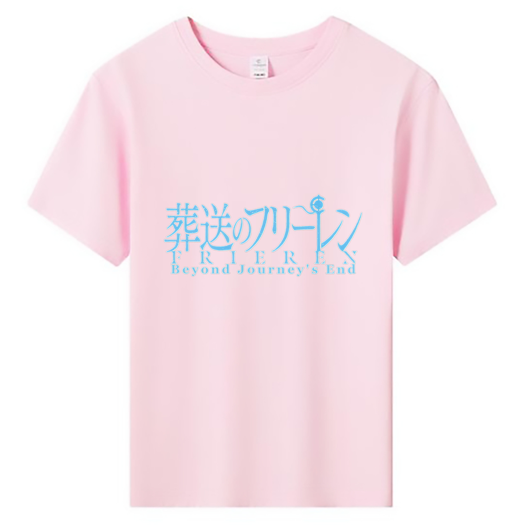 （画像用） 葬送のフリーレン Frieren 綿100％キッズTシャツ（フロントプリント）