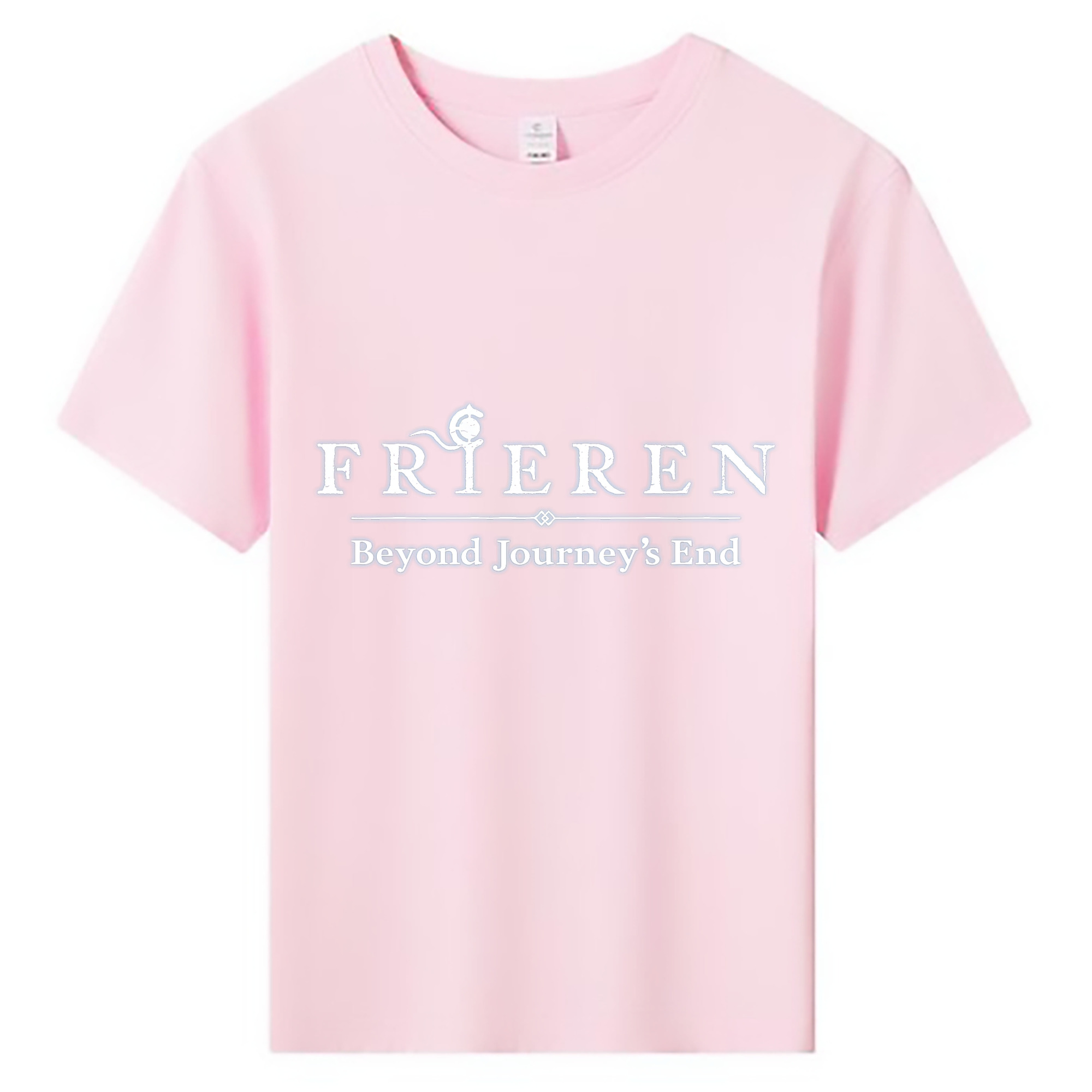 （画像用） 葬送のフリーレン Frieren 綿100％キッズTシャツ（フロントプリント）