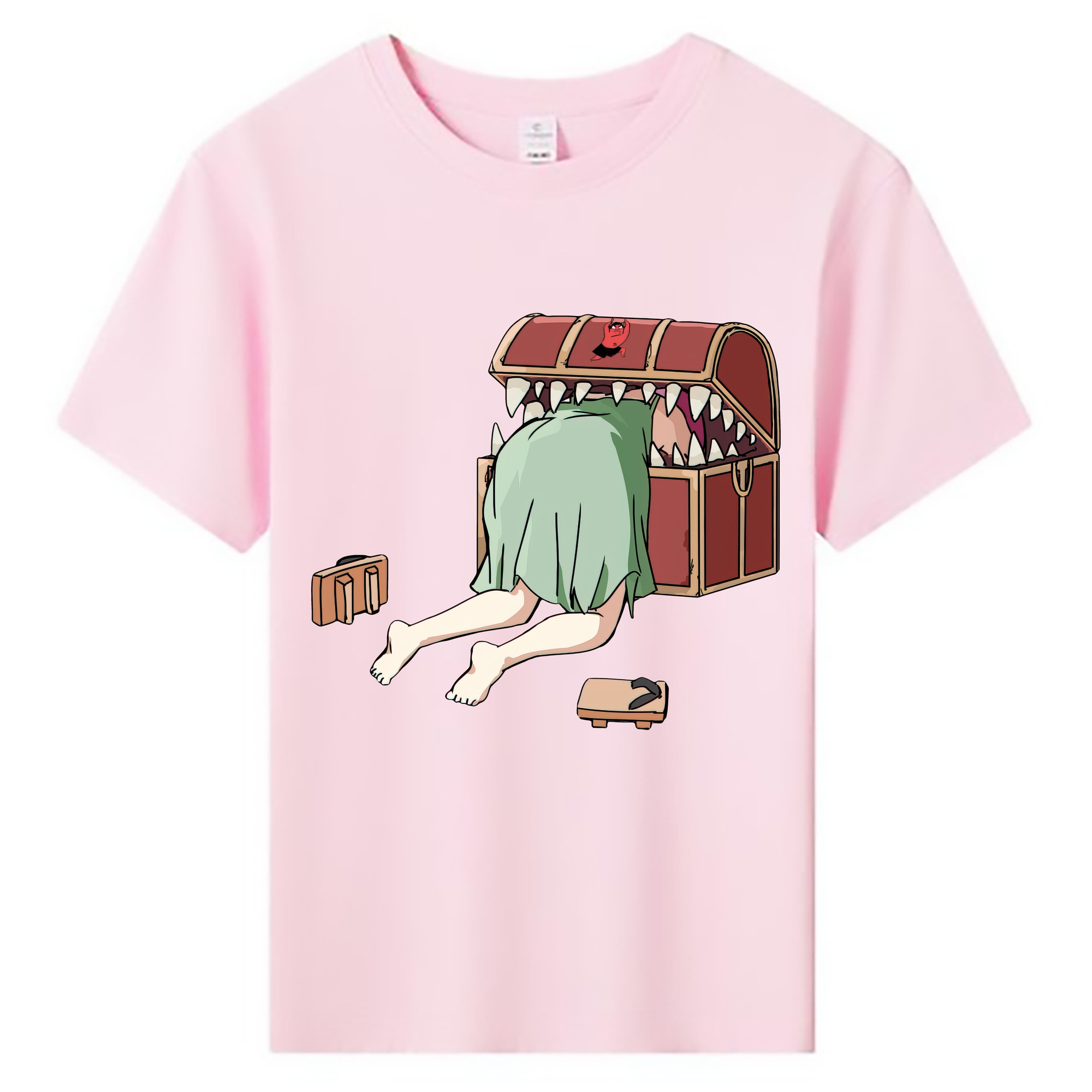 （画像用） 葬送のフリーレン Frieren 綿100％キッズTシャツ（フロントプリント）