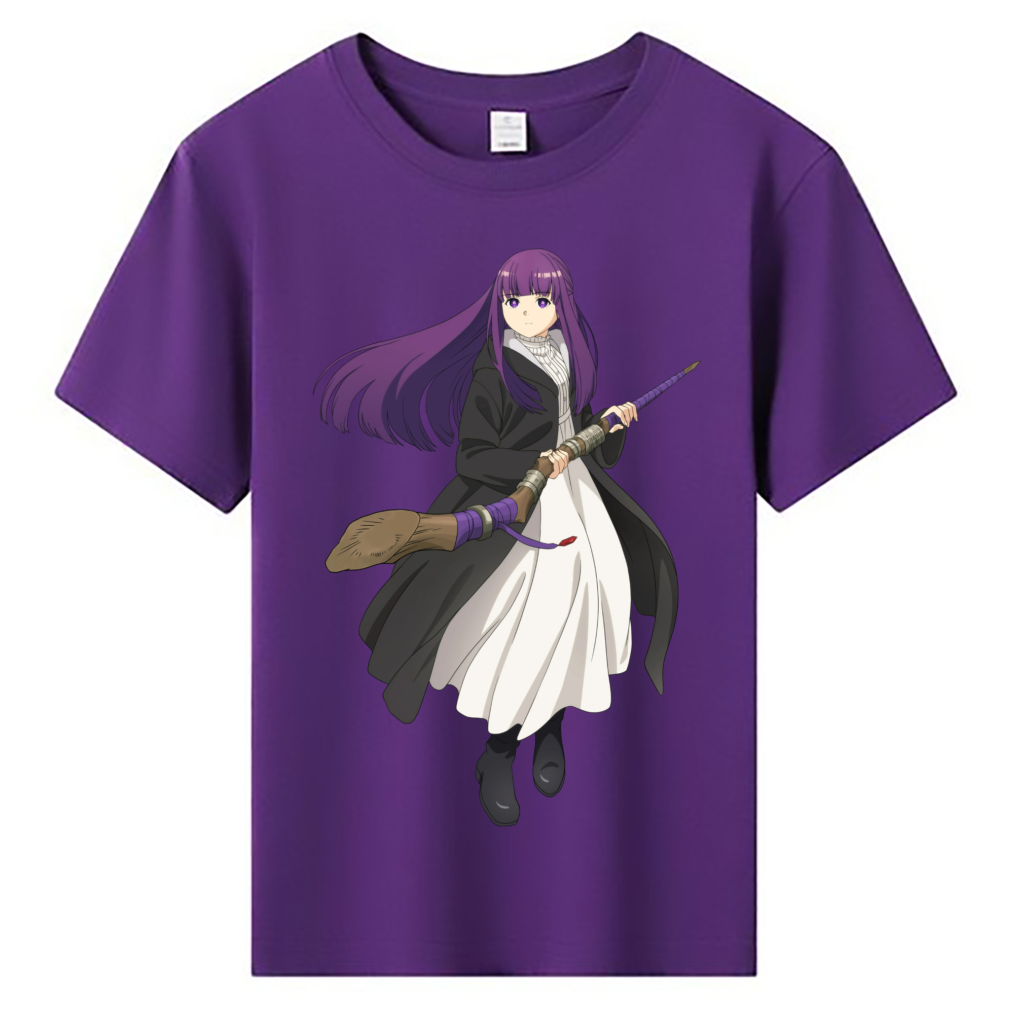 （画像用） 葬送のフリーレン Frieren 綿100％キッズTシャツ（フロントプリント）