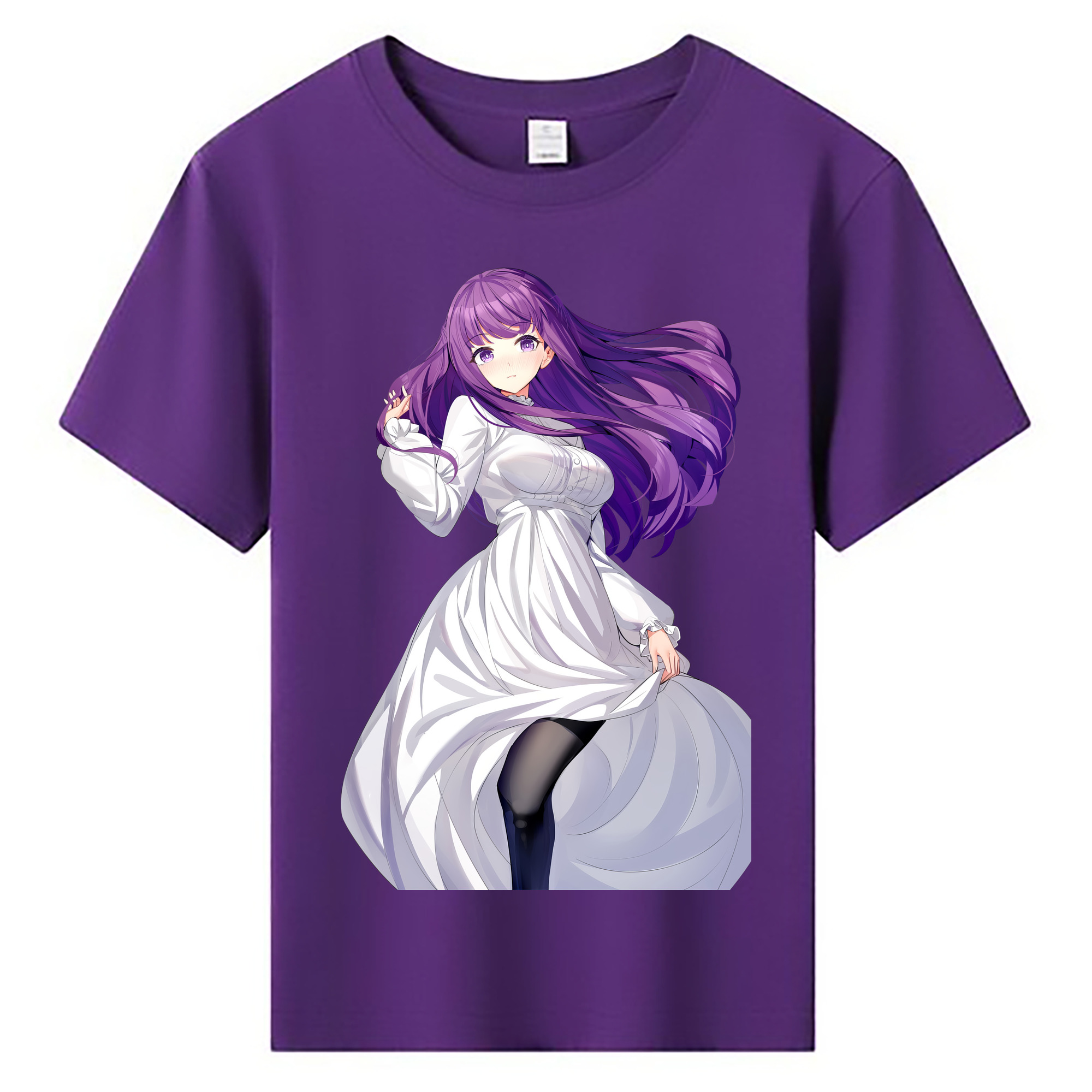 （画像用） 葬送のフリーレン Frieren 綿100％キッズTシャツ（フロントプリント）