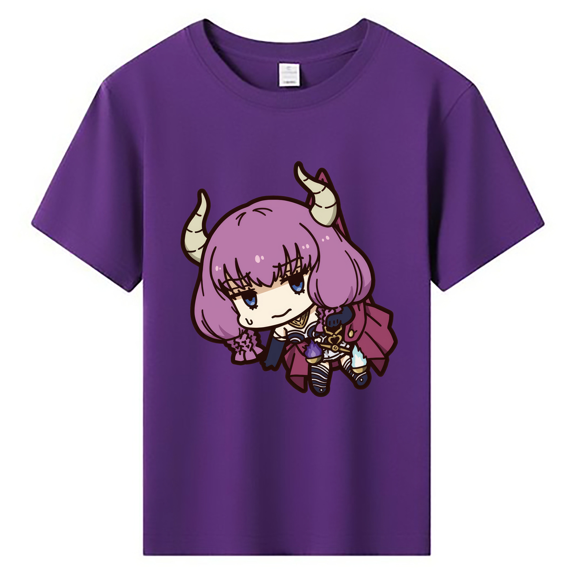 （画像用） 葬送のフリーレン Frieren 綿100％キッズTシャツ（フロントプリント）