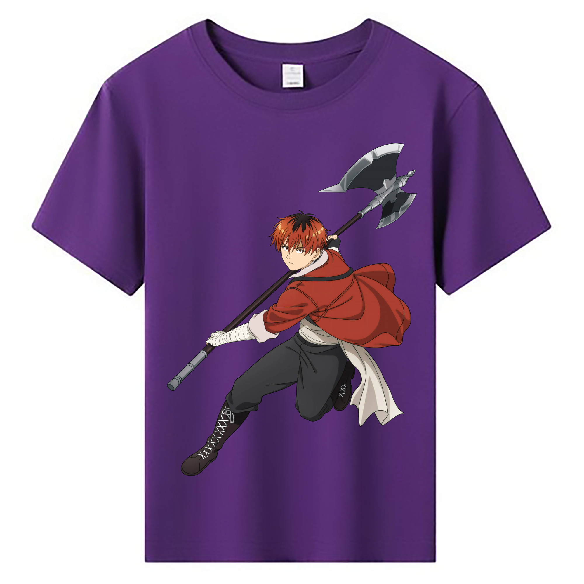 （画像用） 葬送のフリーレン Frieren 綿100％キッズTシャツ（フロントプリント）