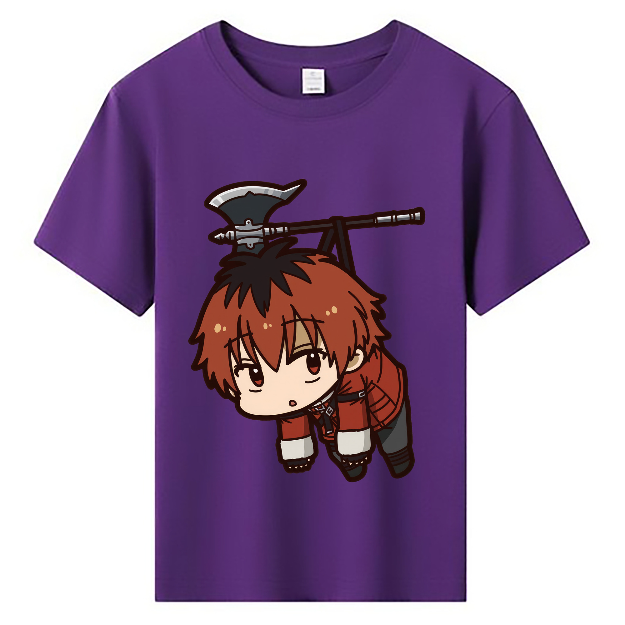 （画像用） 葬送のフリーレン Frieren 綿100％キッズTシャツ（フロントプリント）