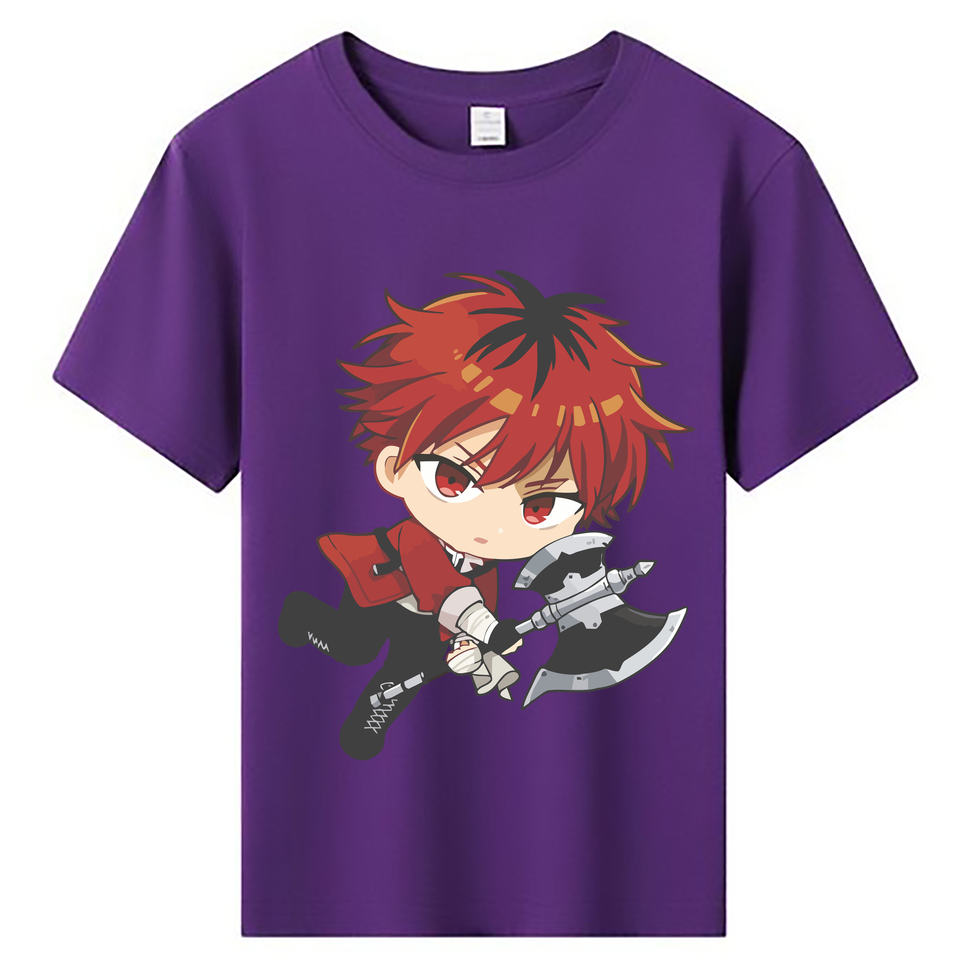 （画像用） 葬送のフリーレン Frieren 綿100％キッズTシャツ（フロントプリント）