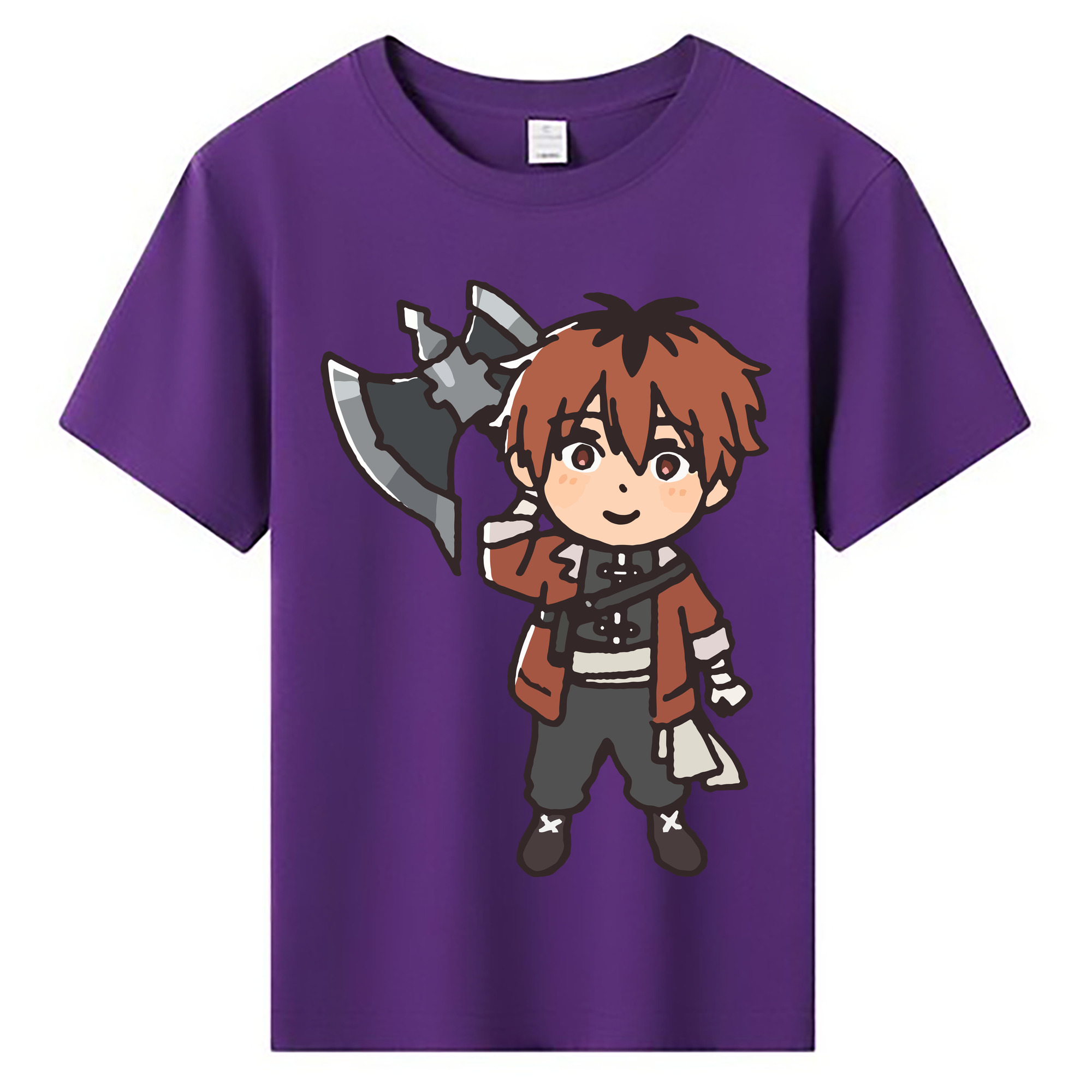 （画像用） 葬送のフリーレン Frieren 綿100％キッズTシャツ（フロントプリント）