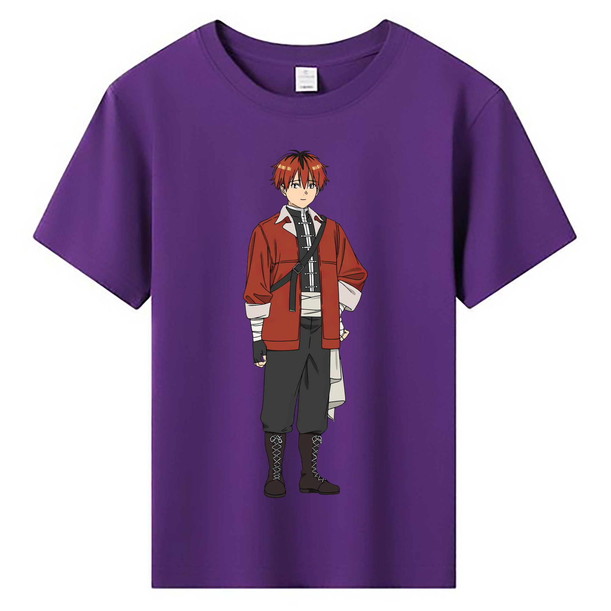 （画像用） 葬送のフリーレン Frieren 綿100％キッズTシャツ（フロントプリント）