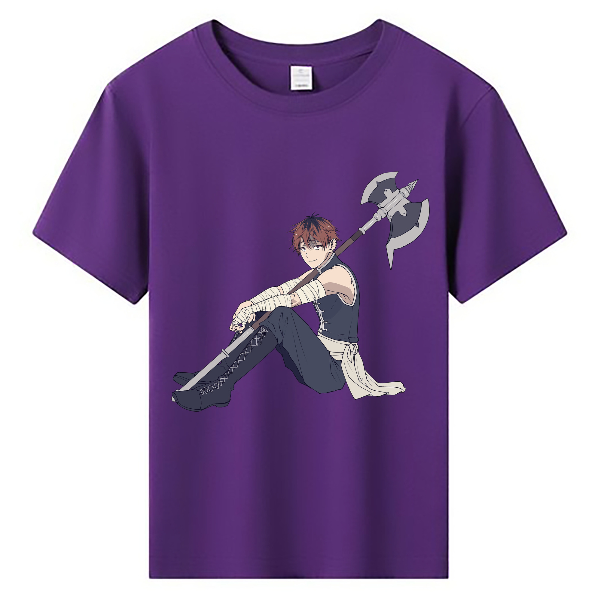 （画像用） 葬送のフリーレン Frieren 綿100％キッズTシャツ（フロントプリント）