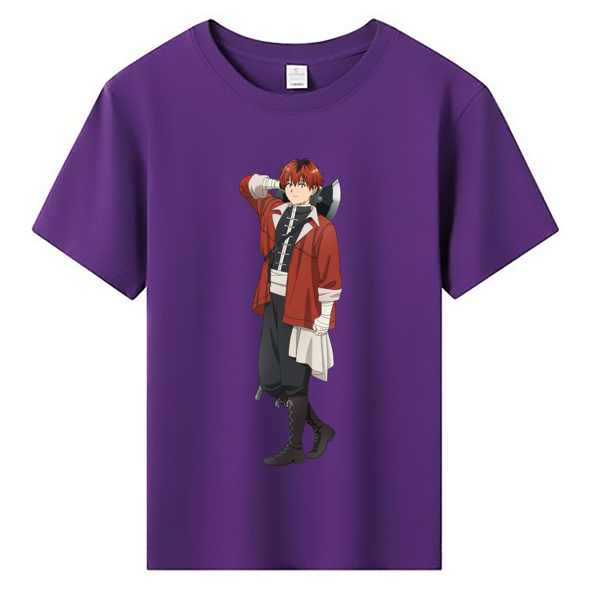 （画像用） 葬送のフリーレン Frieren 綿100％キッズTシャツ（フロントプリント）