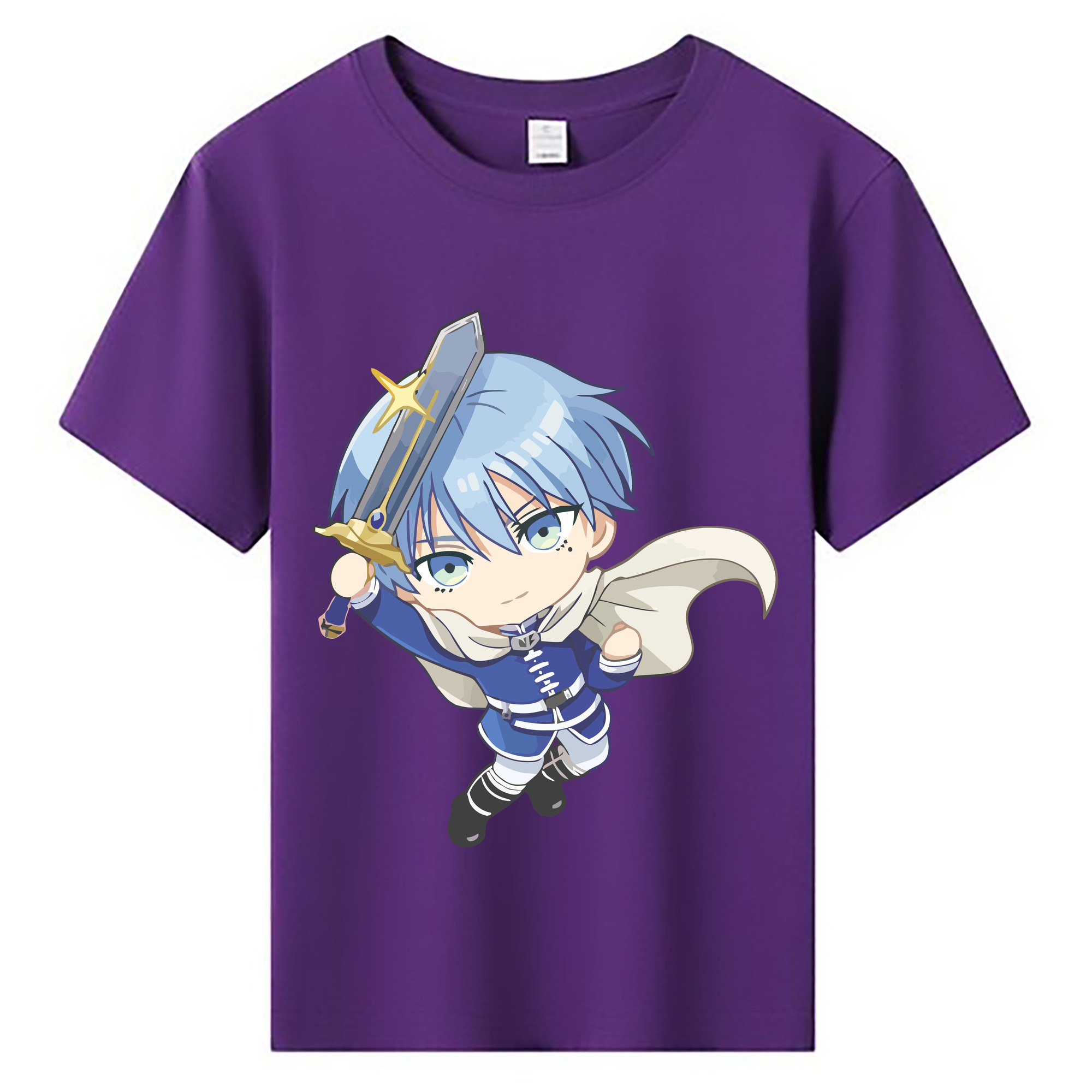 （画像用） 葬送のフリーレン Frieren 綿100％キッズTシャツ（フロントプリント）