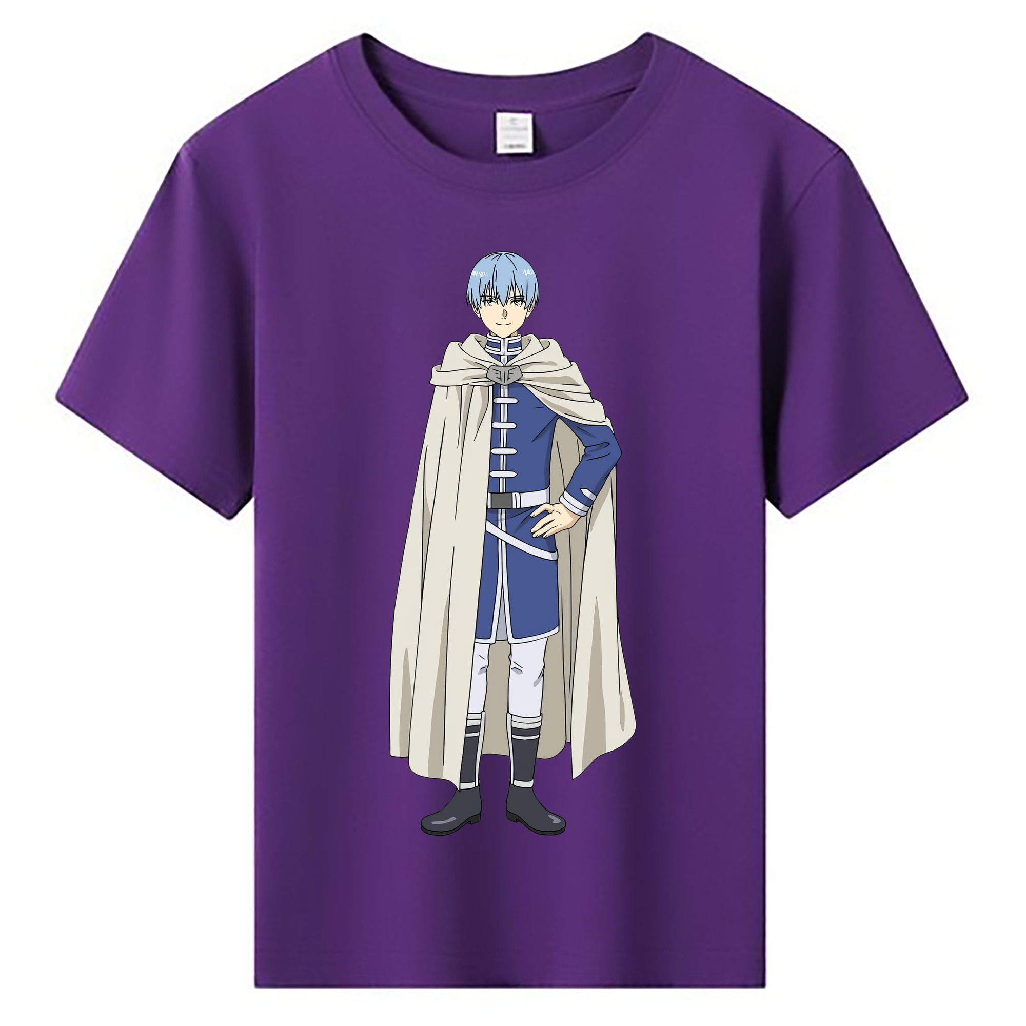 （画像用） 葬送のフリーレン Frieren 綿100％キッズTシャツ（フロントプリント）