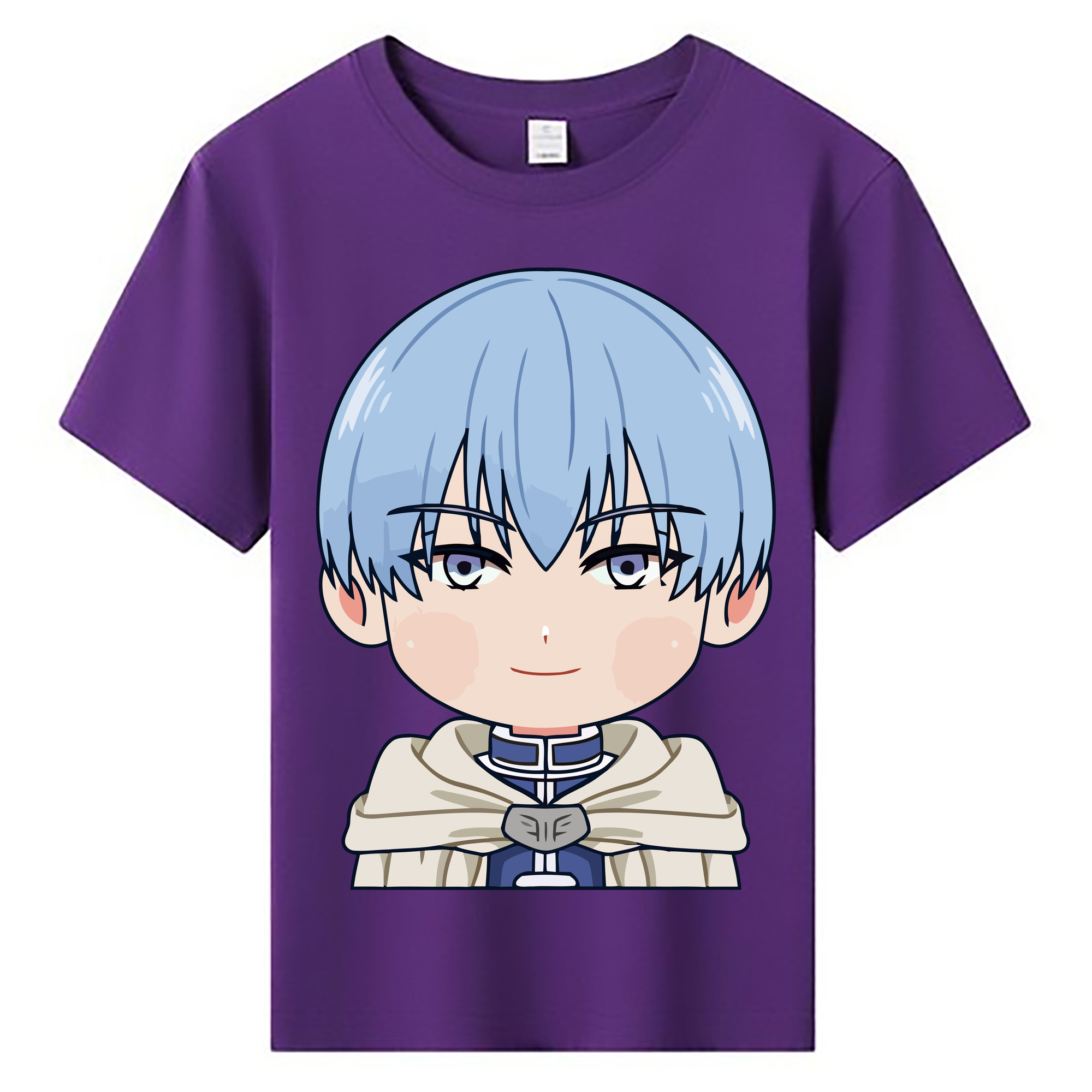 （画像用） 葬送のフリーレン Frieren 綿100％キッズTシャツ（フロントプリント）