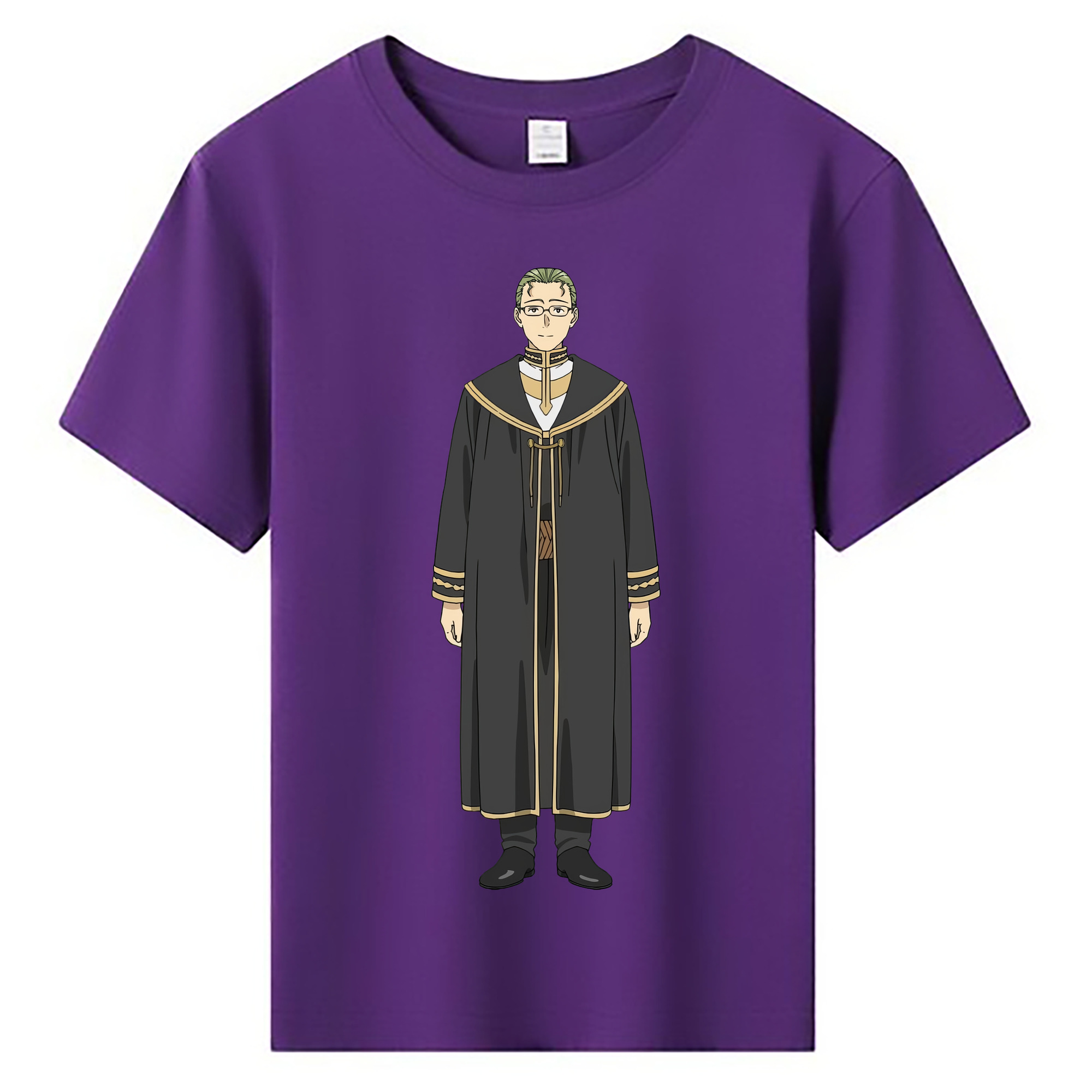 （画像用） 葬送のフリーレン Frieren 綿100％キッズTシャツ（フロントプリント）