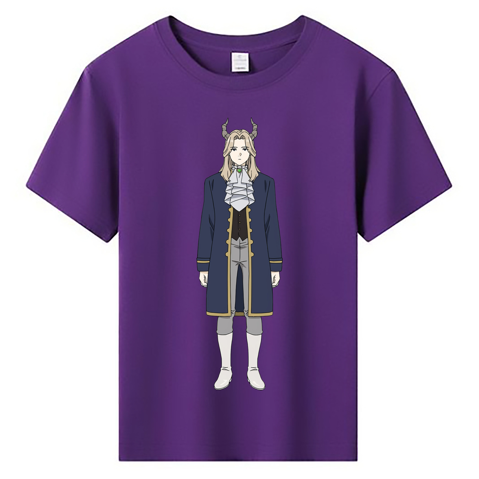 （画像用） 葬送のフリーレン Frieren 綿100％キッズTシャツ（フロントプリント）