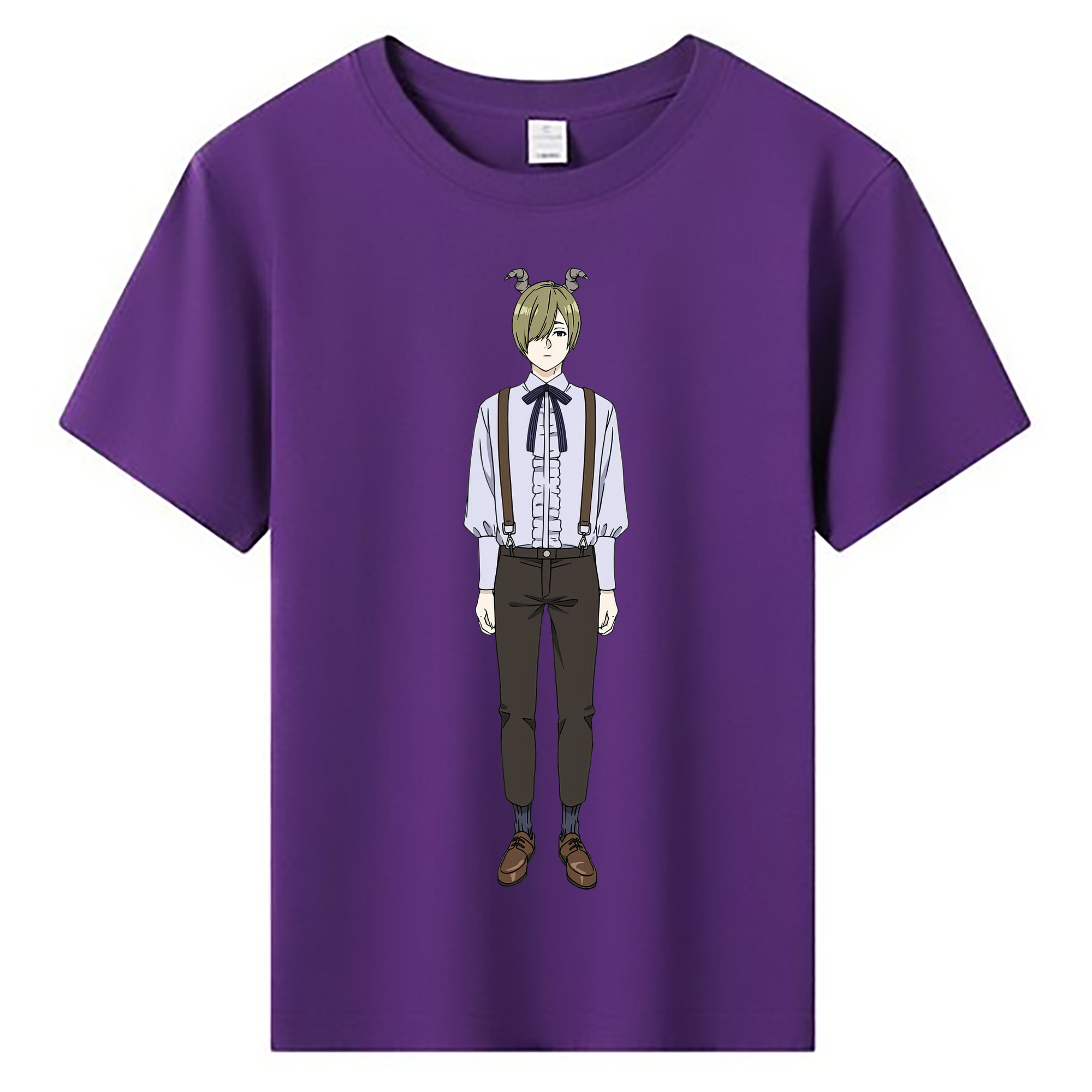 （画像用） 葬送のフリーレン Frieren 綿100％キッズTシャツ（フロントプリント）