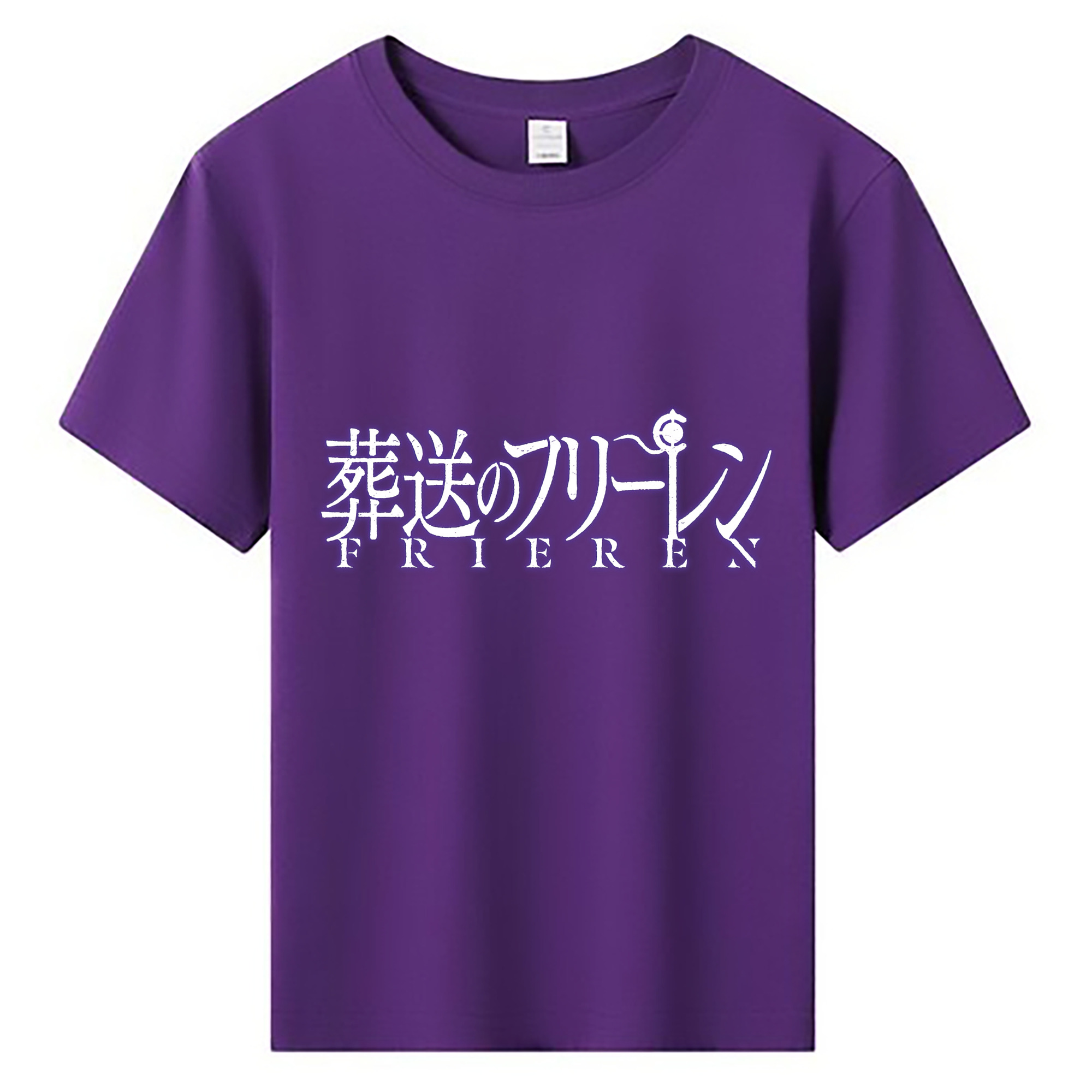 （画像用） 葬送のフリーレン Frieren 綿100％キッズTシャツ（フロントプリント）