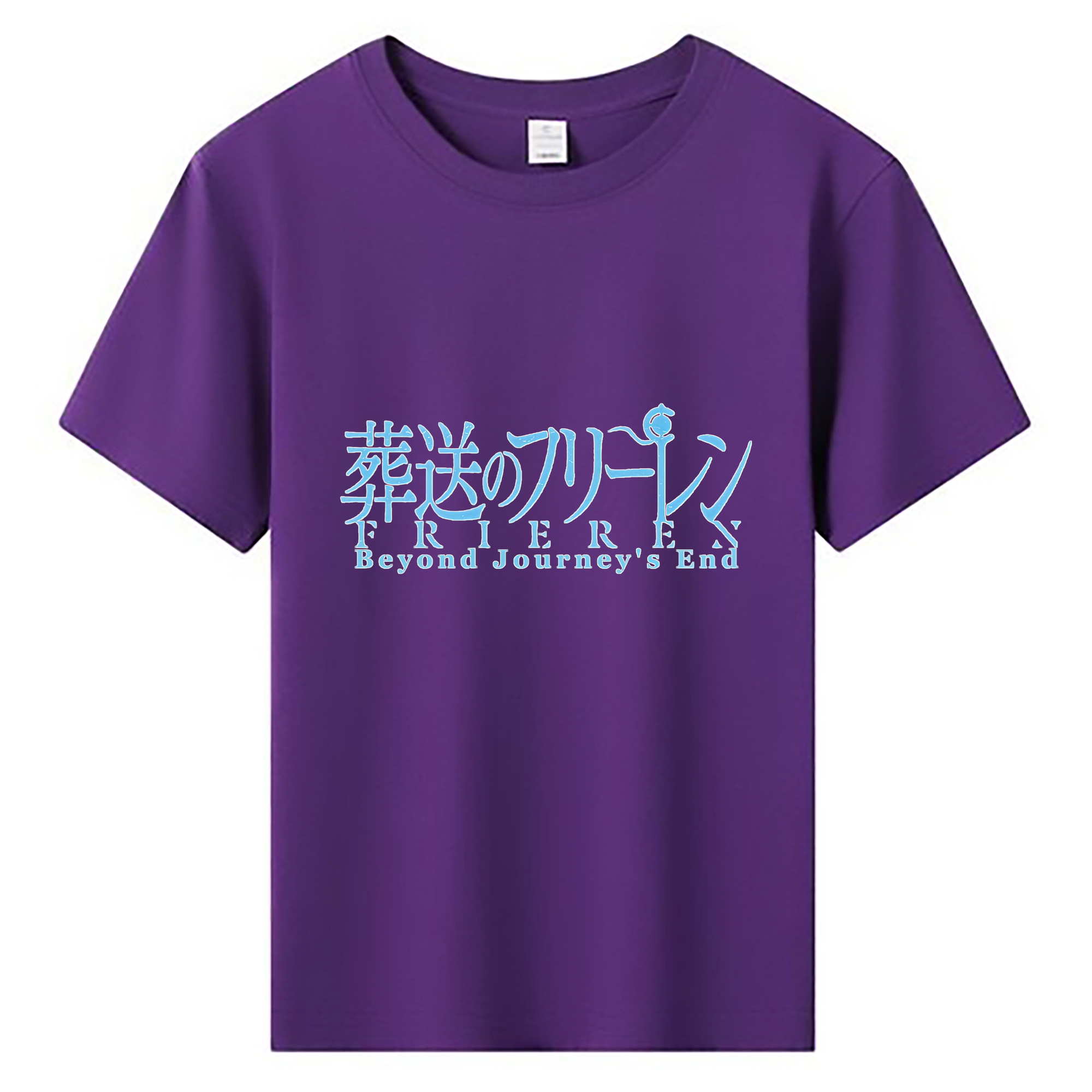 （画像用） 葬送のフリーレン Frieren 綿100％キッズTシャツ（フロントプリント）
