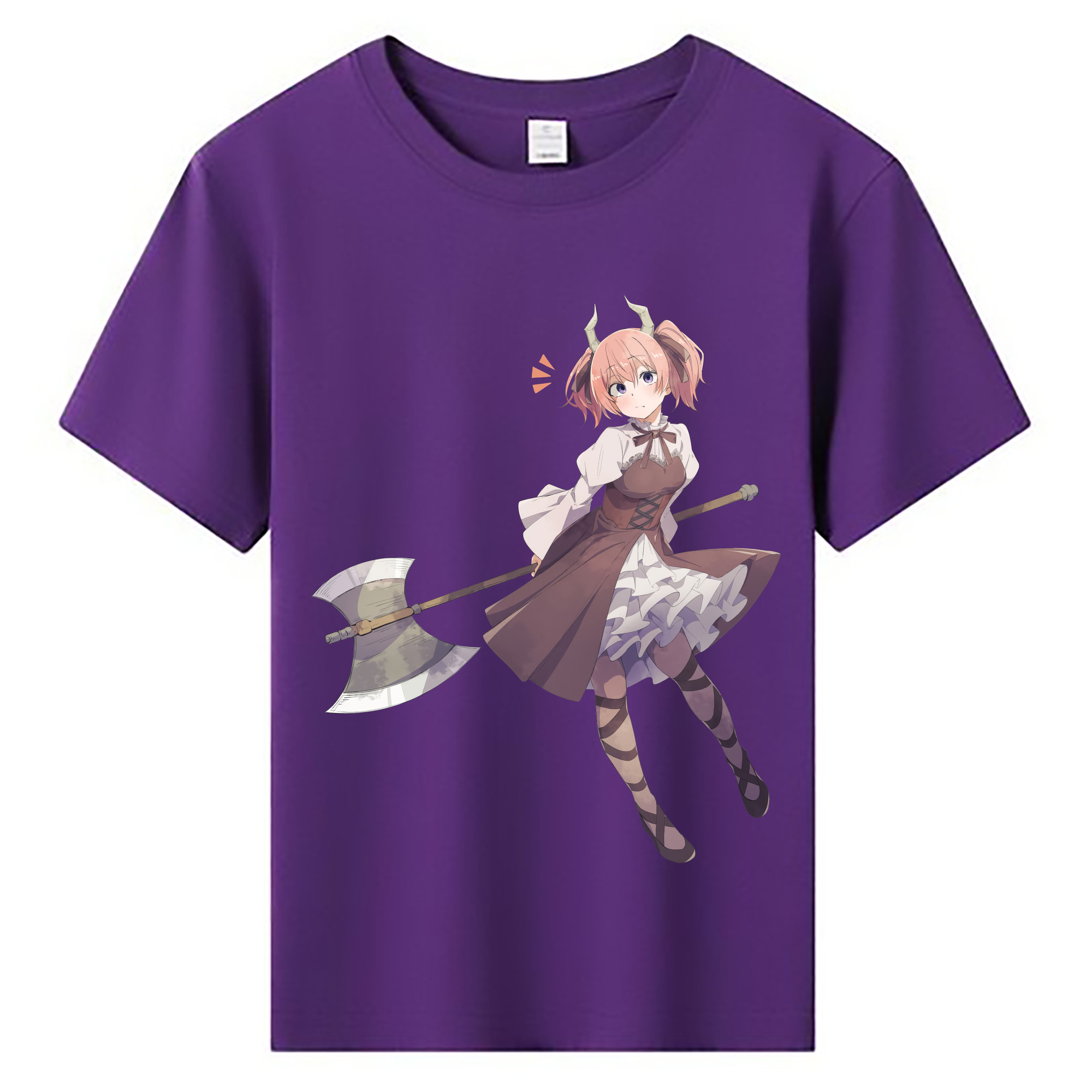 （画像用） 葬送のフリーレン Frieren 綿100％キッズTシャツ（フロントプリント）