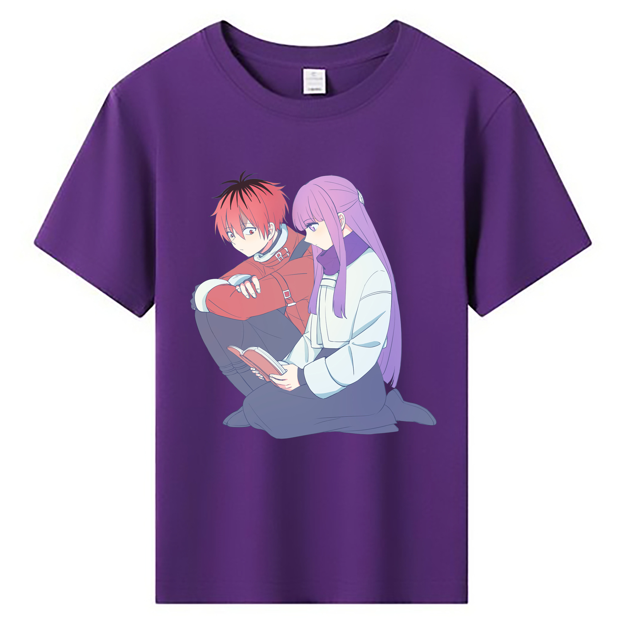 （画像用） 葬送のフリーレン Frieren 綿100％キッズTシャツ（フロントプリント）