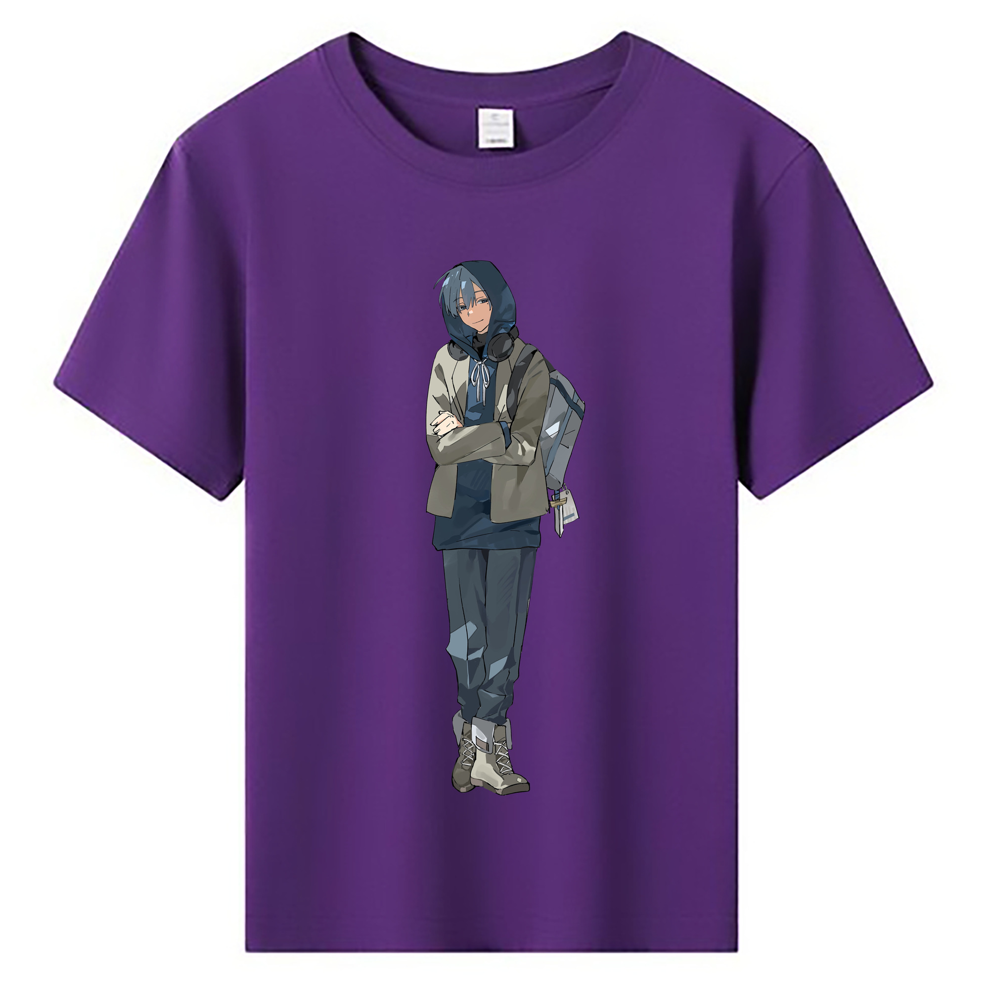 （画像用） 葬送のフリーレン Frieren 綿100％キッズTシャツ（フロントプリント）