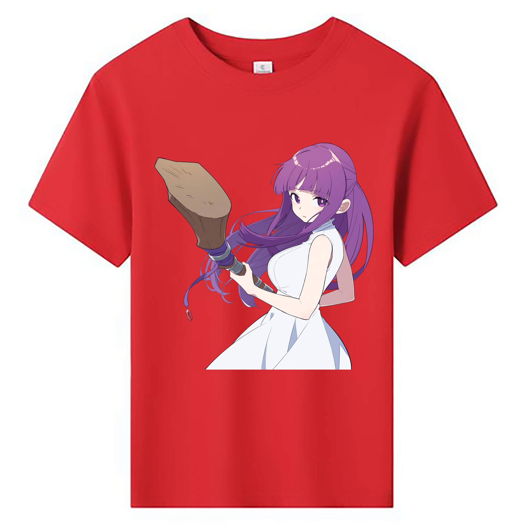（画像用） 葬送のフリーレン Frieren 綿100％キッズTシャツ（フロントプリント）