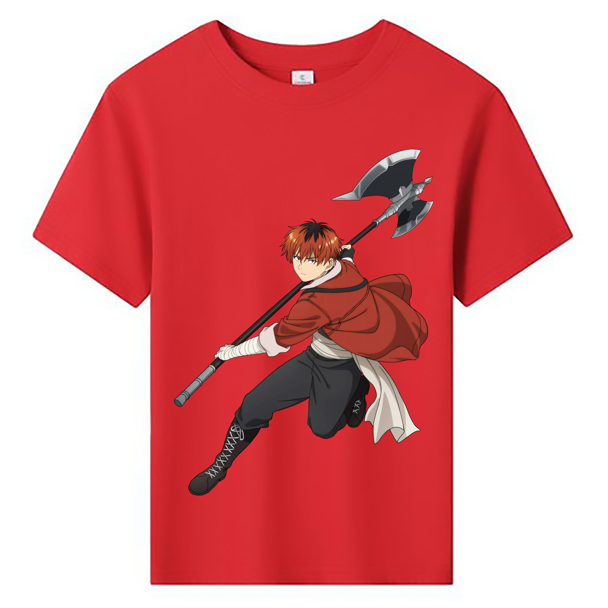 （画像用） 葬送のフリーレン Frieren 綿100％キッズTシャツ（フロントプリント）