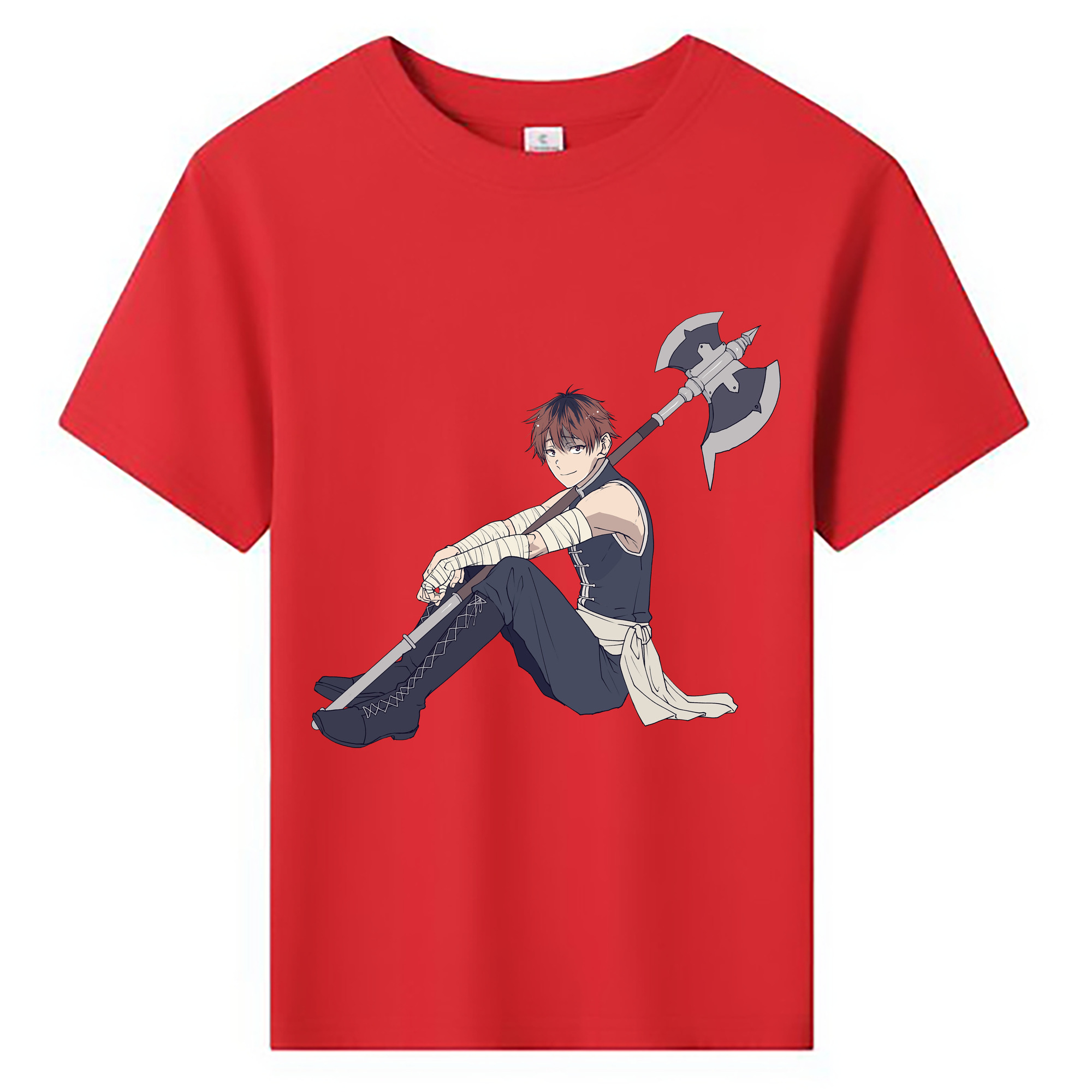（画像用） 葬送のフリーレン Frieren 綿100％キッズTシャツ（フロントプリント）
