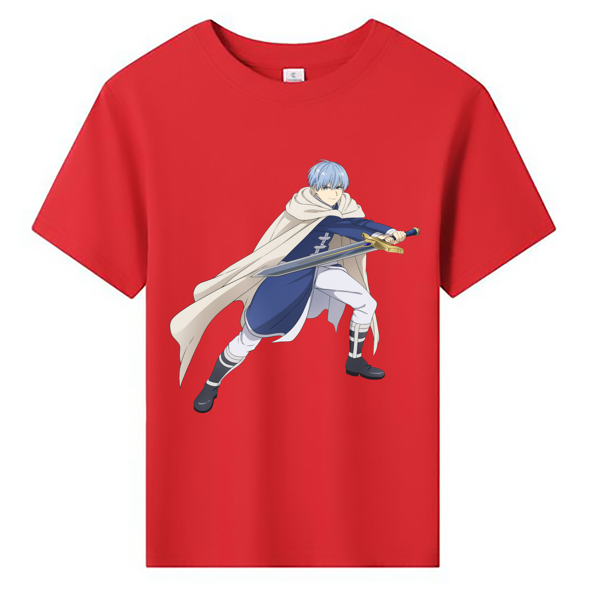 （画像用） 葬送のフリーレン Frieren 綿100％キッズTシャツ（フロントプリント）