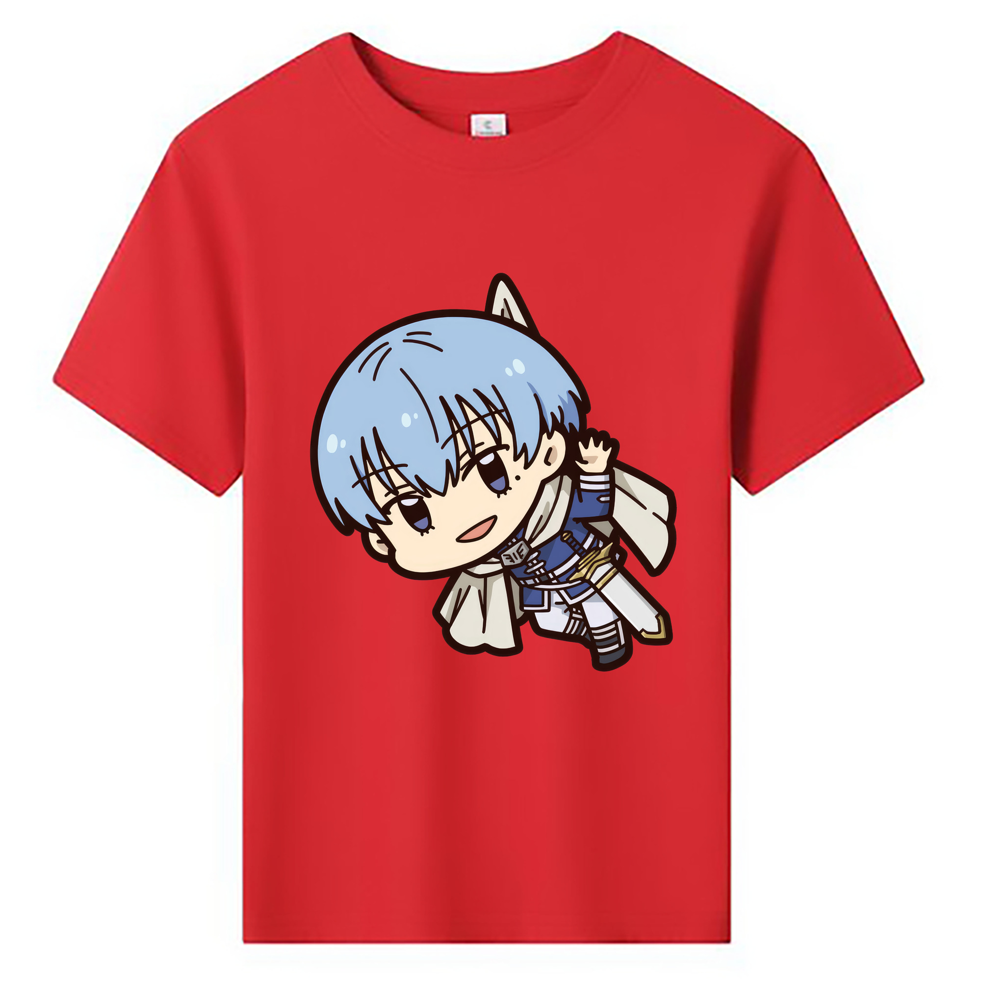 （画像用） 葬送のフリーレン Frieren 綿100％キッズTシャツ（フロントプリント）