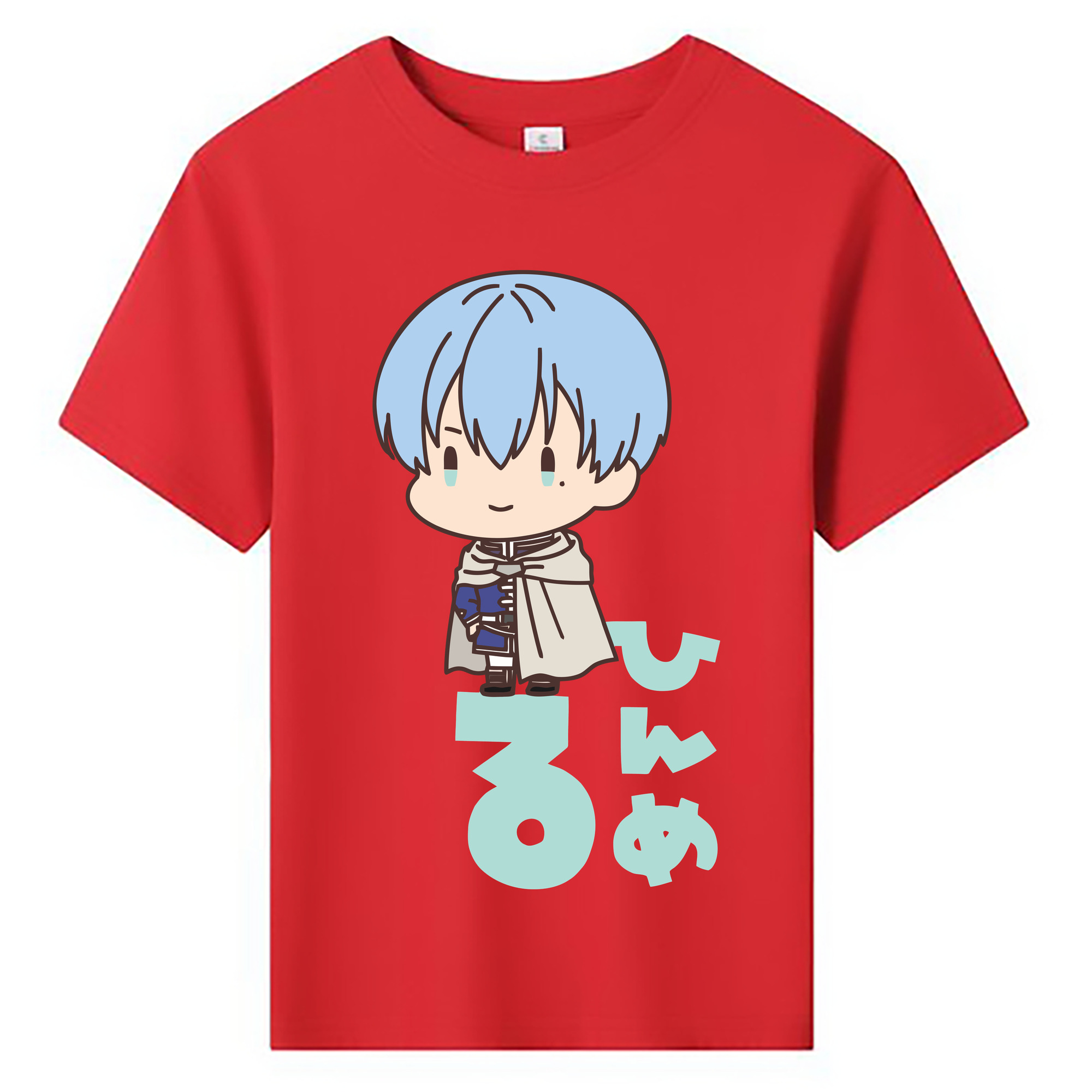 （画像用） 葬送のフリーレン Frieren 綿100％キッズTシャツ（フロントプリント）